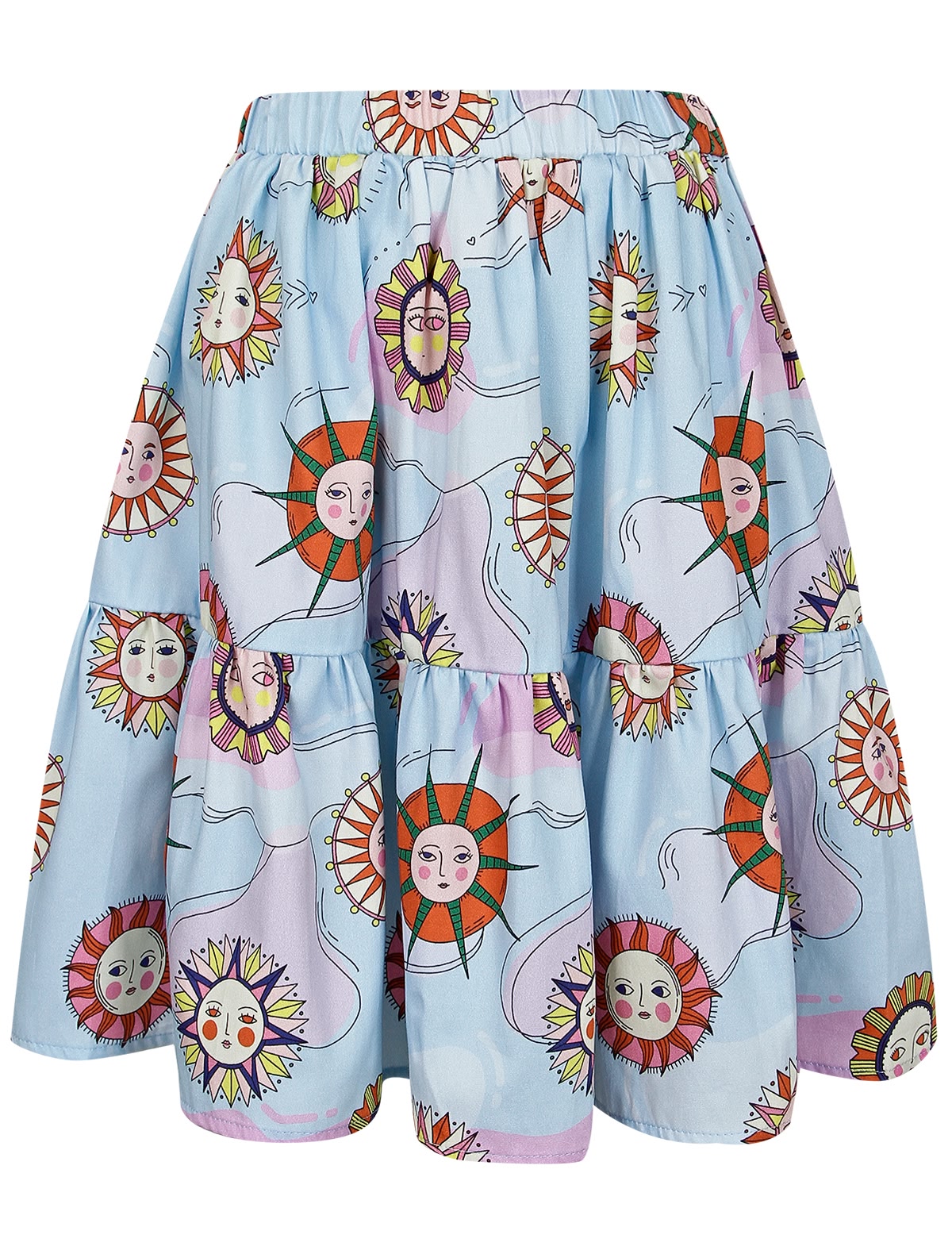 Юбка с солнцами