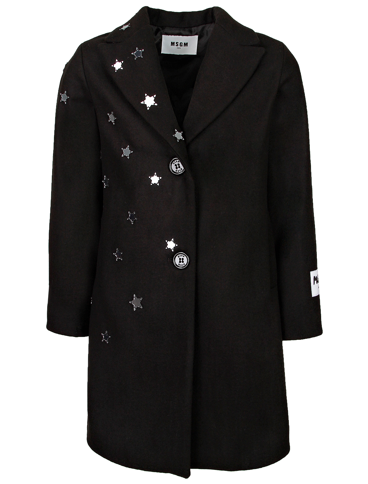 Пальто MSGM черного цвета