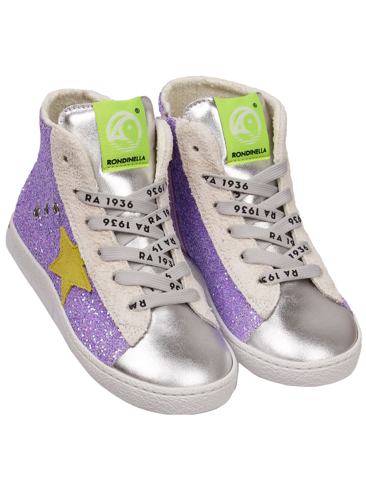 высокие Кеды с блёстками