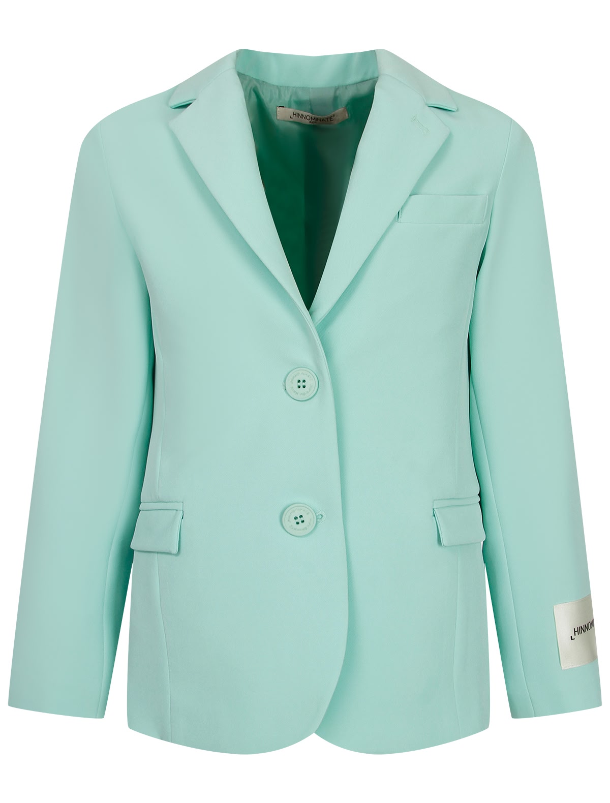 Однобортный пиджак мятного оттенка