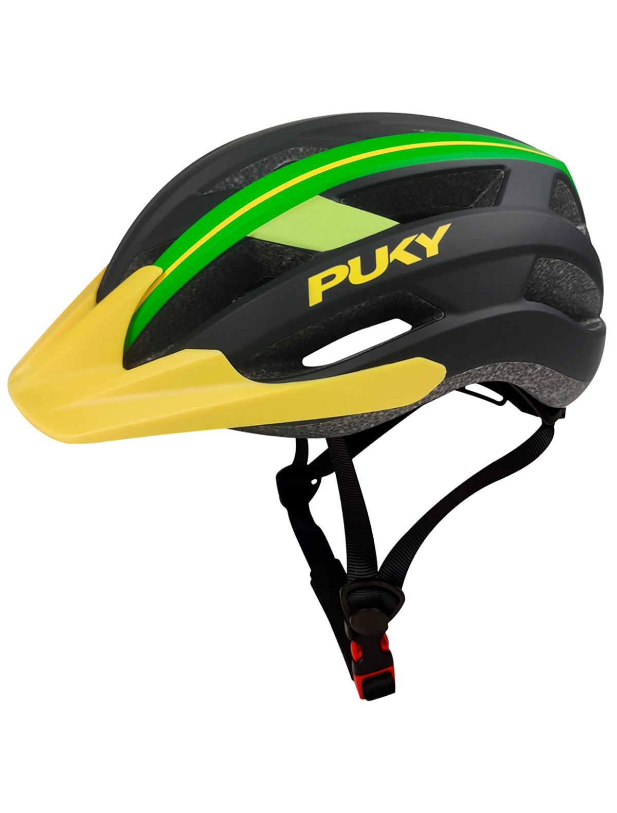 Шлем PUKY велошлем merida charger 54 58cm 15 отверстий зеленый 2277006601