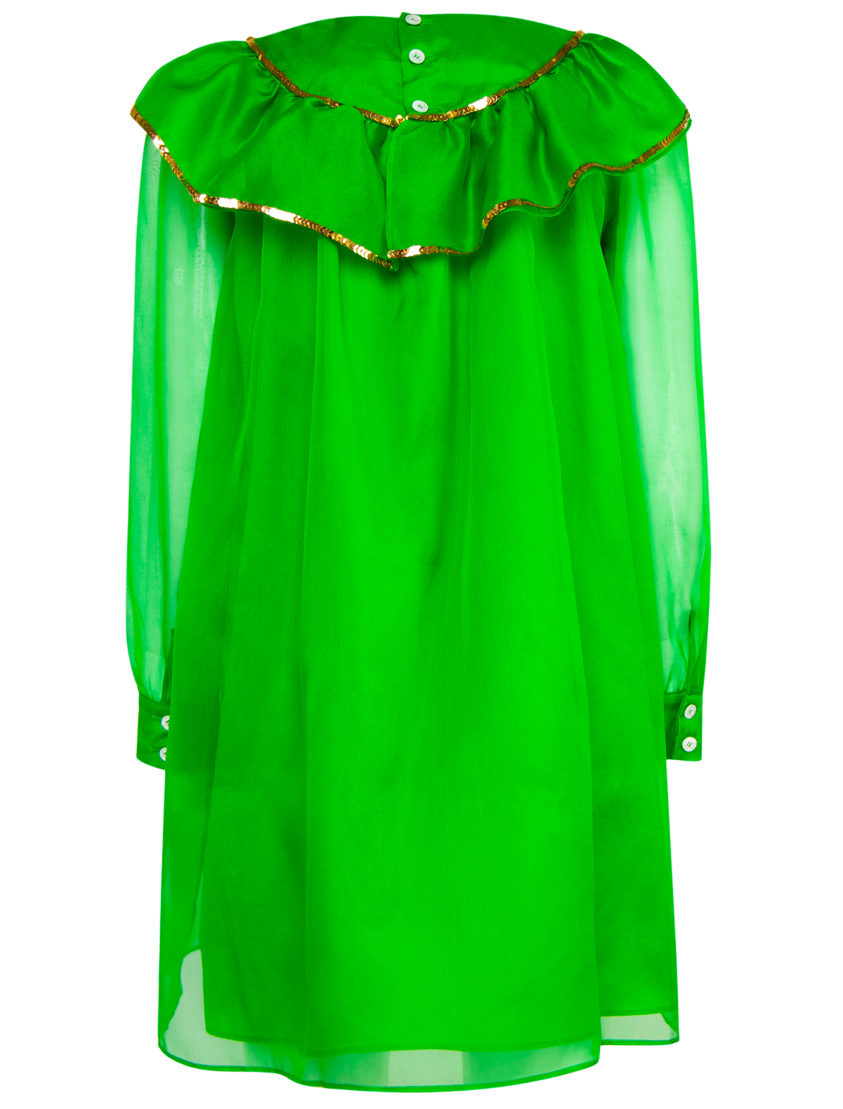 Платье GUCCI 1869696, цвет зеленый, размер 9 1052209781128 - фото 3