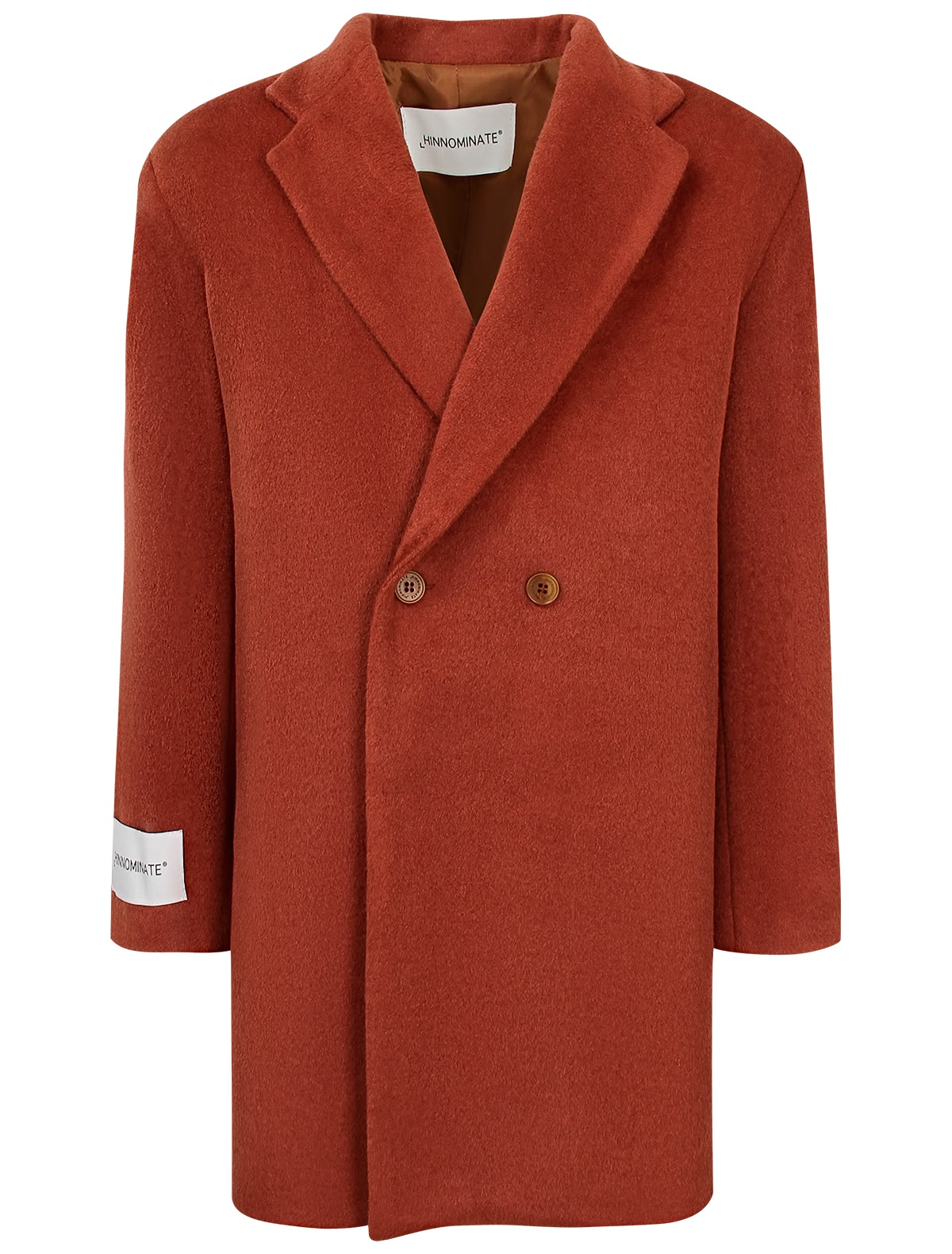 Пальто кирпичного оттенка