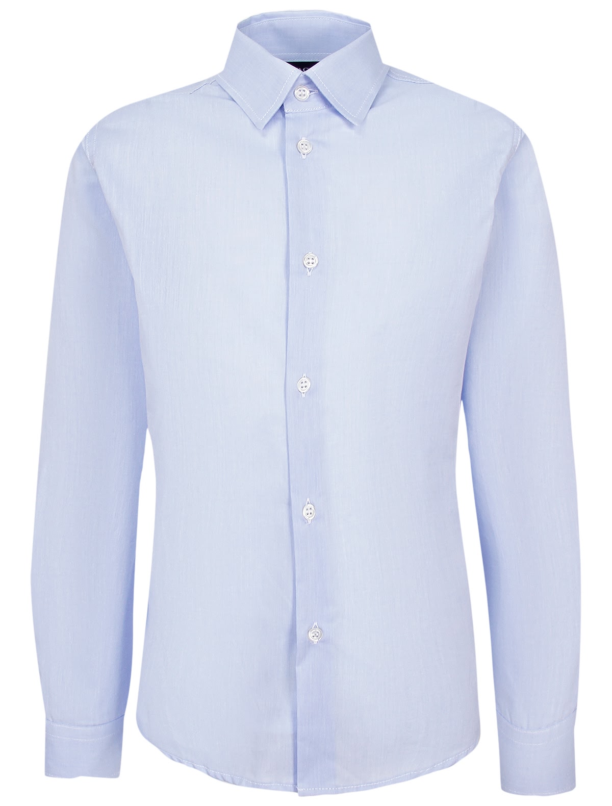 Голубая рубашка из хлопка