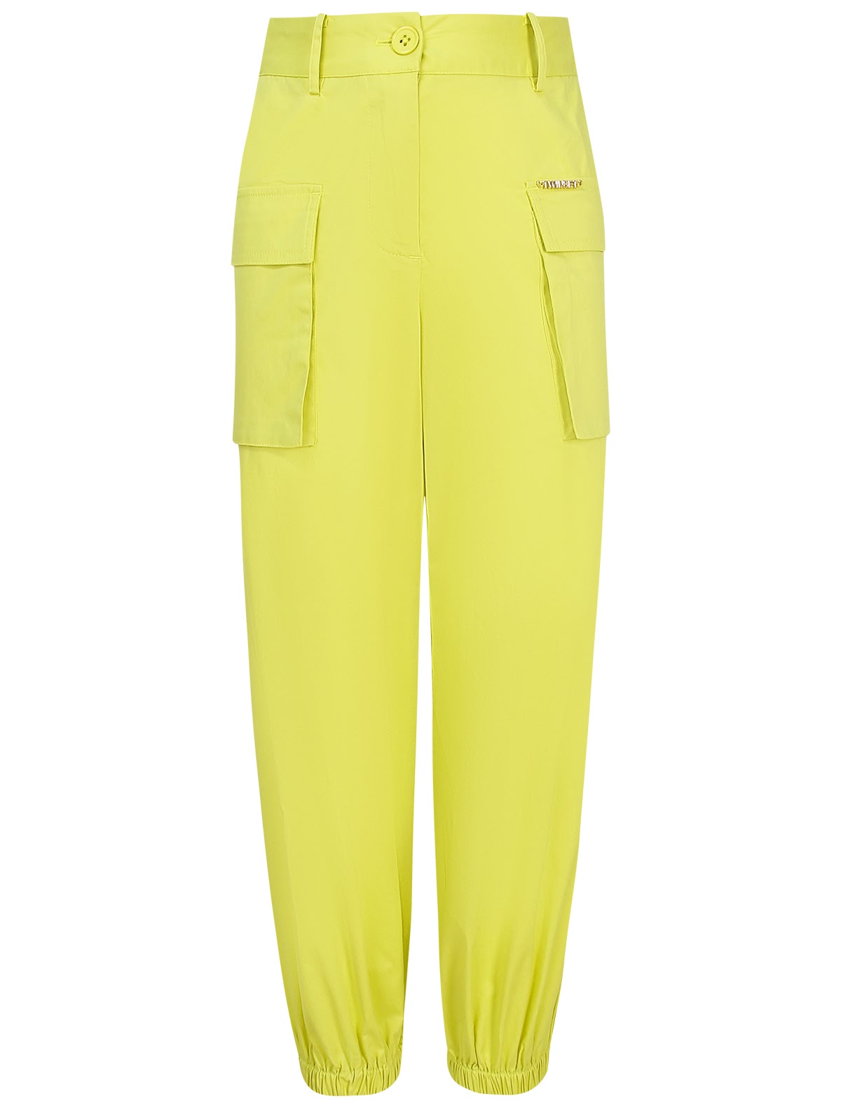 Жёлтые брюки карго