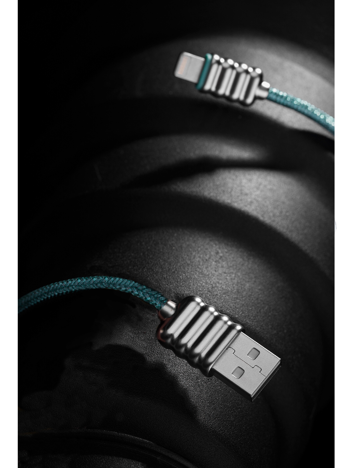 Кабель USB для зарядки PLUG-IN Box 2066396, цвет зеленый 5362228980034 - фото 2