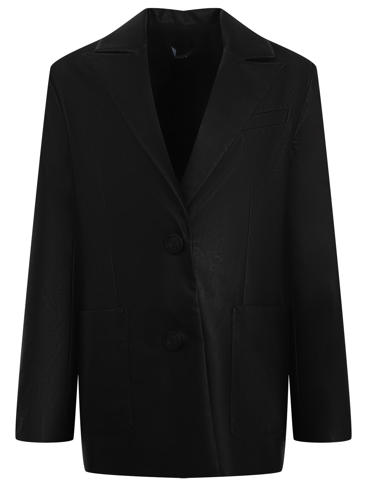 Пиджак из экокожи