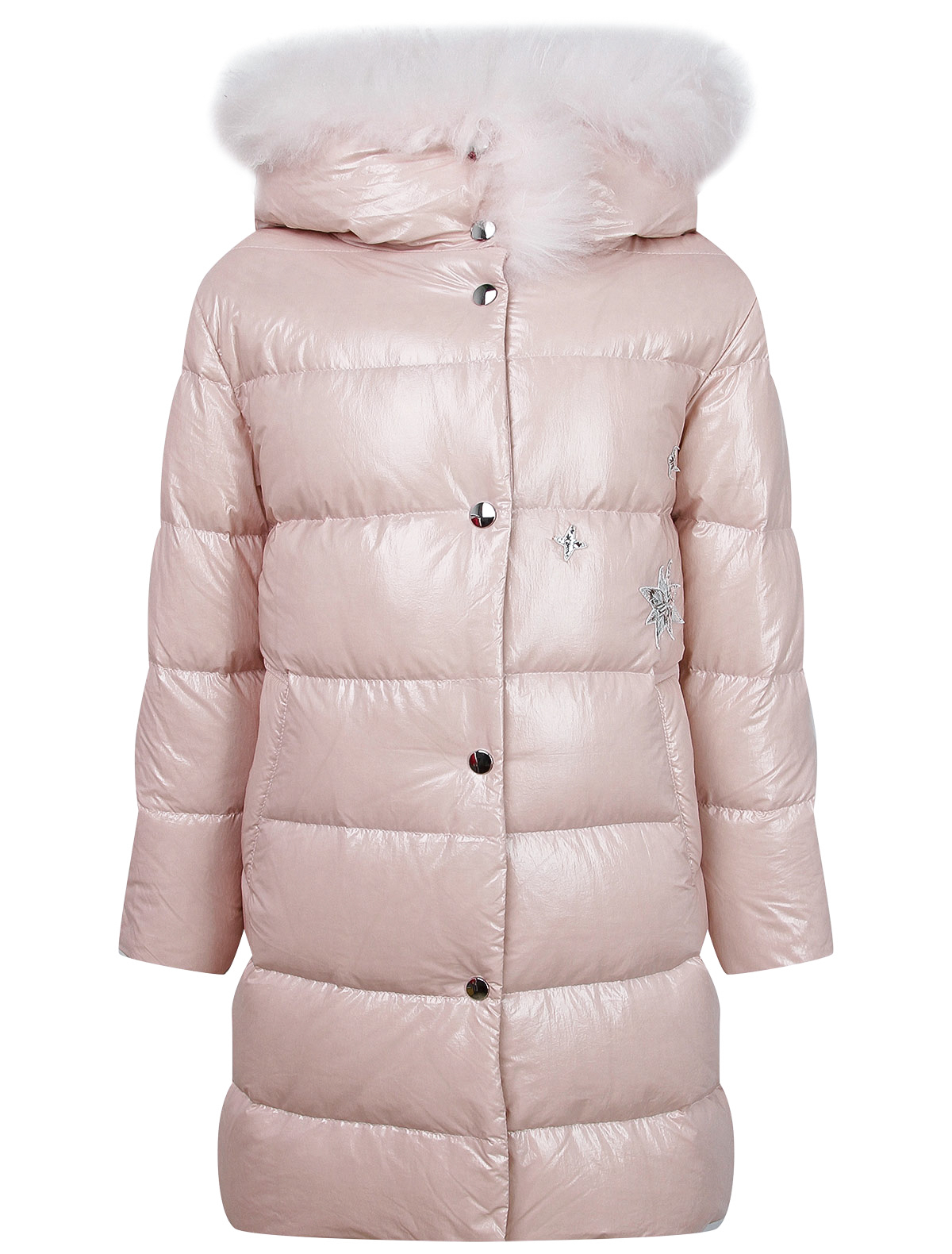 Пальто Yves Salomon 2248359, цвет розовый, размер 4 1124509083445 - фото 1