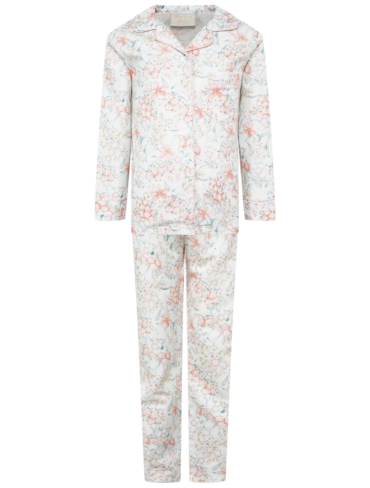 Пижама из льна и хлопка