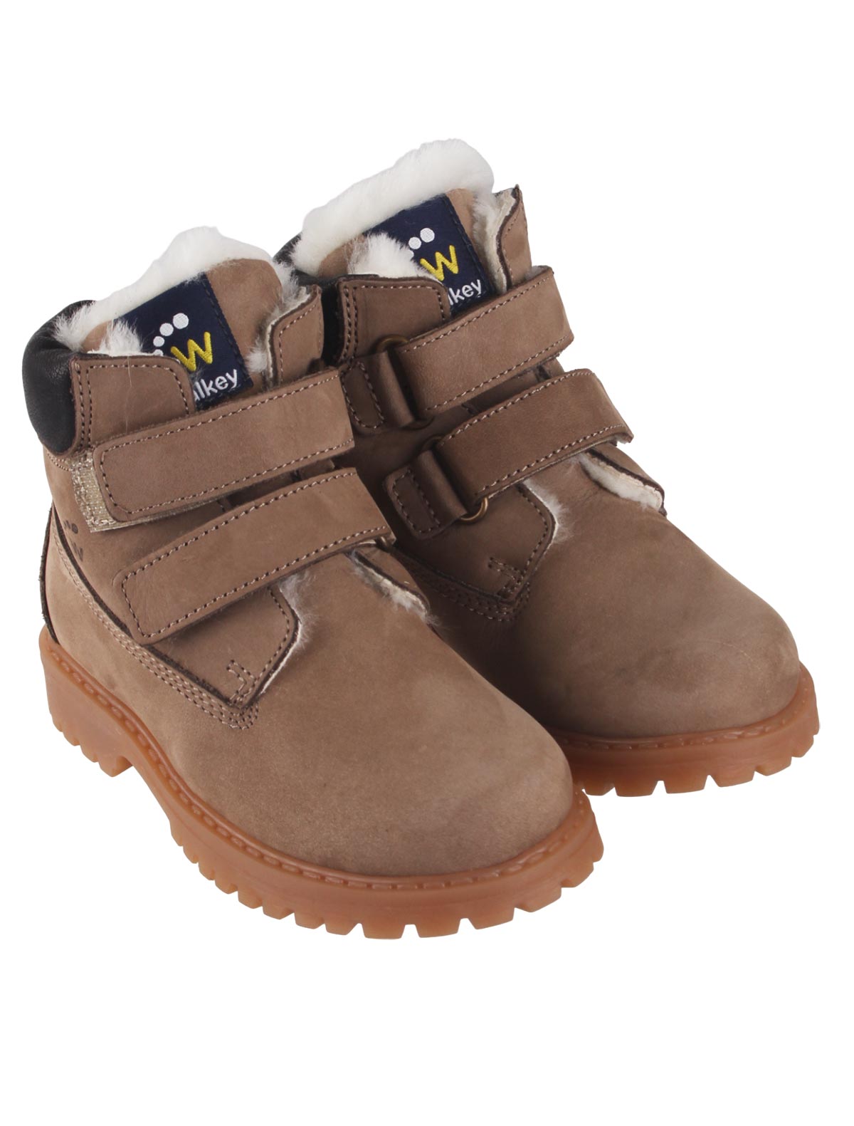 Кожаные ботинки с меховой подкладкой