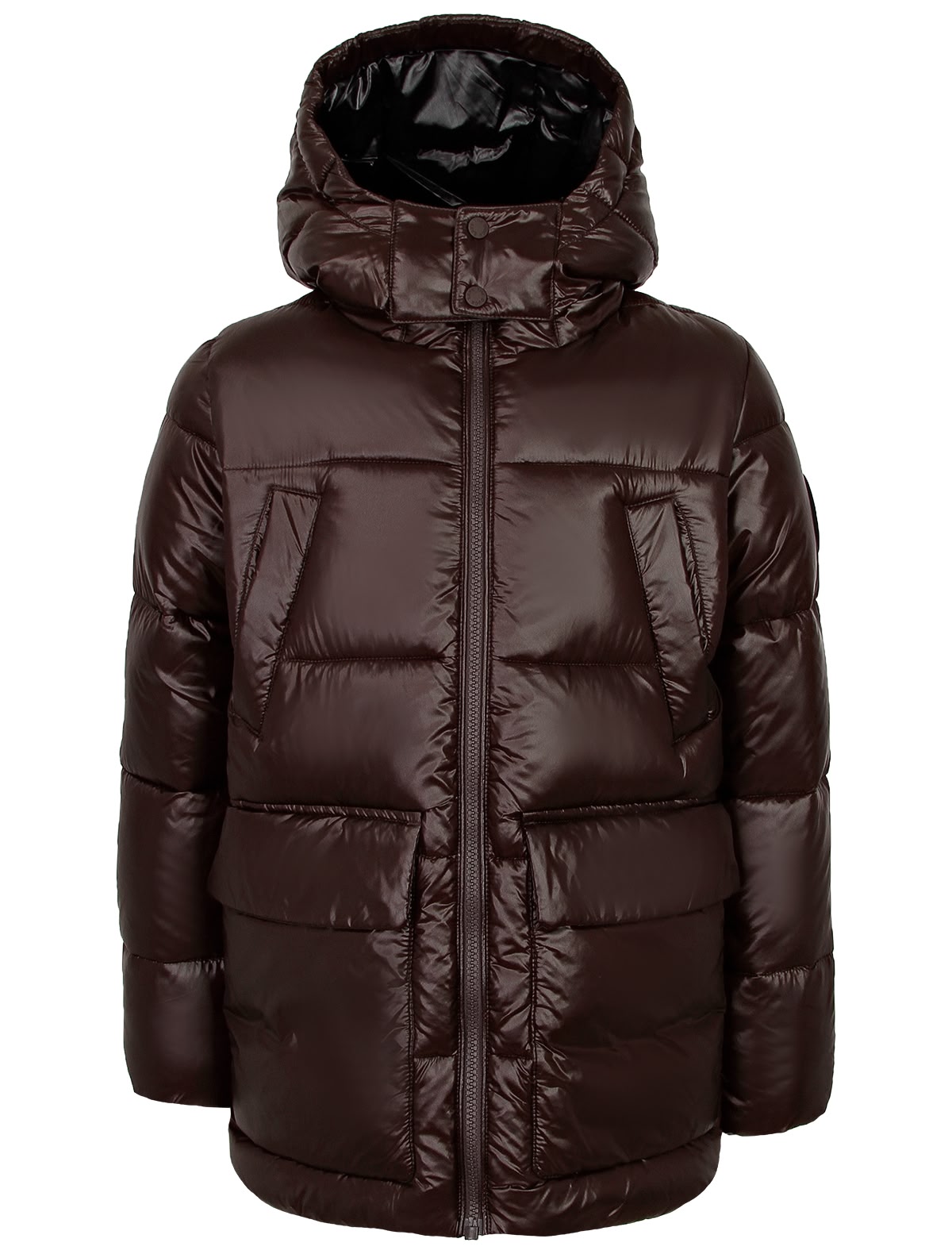 Куртка цвета горький шоколад