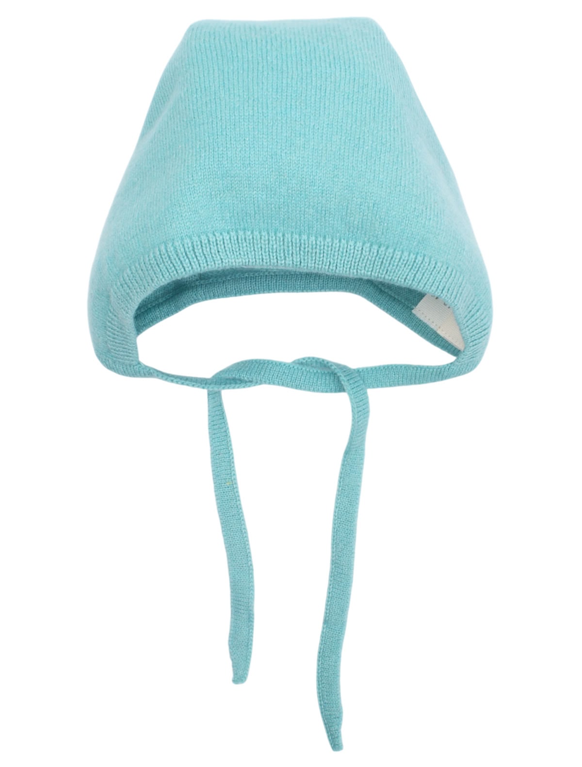 Зелёная шапка на завязках