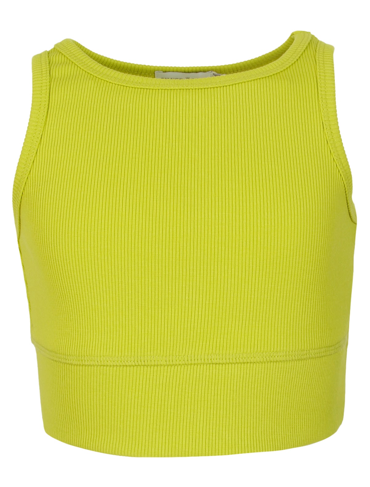 Жёлтый топ в спортивном стиле