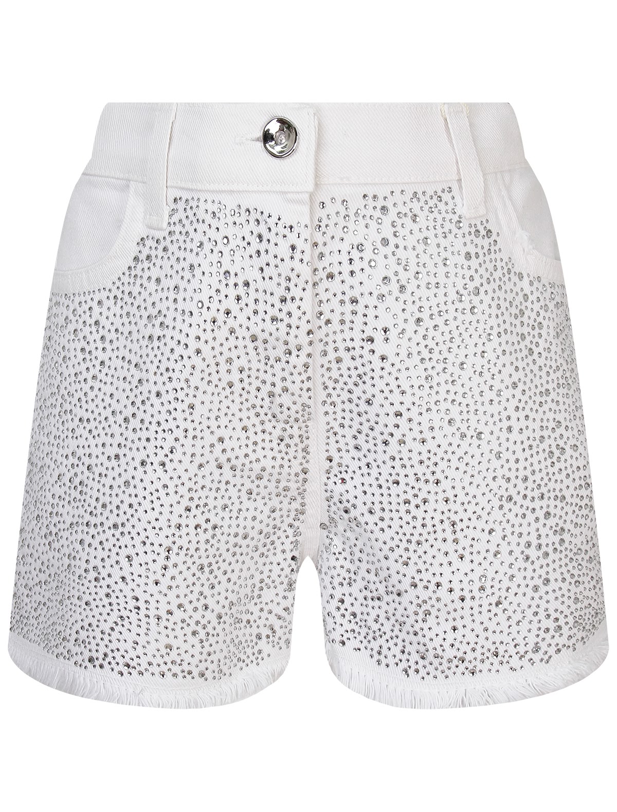 Шорты с необработанным краем