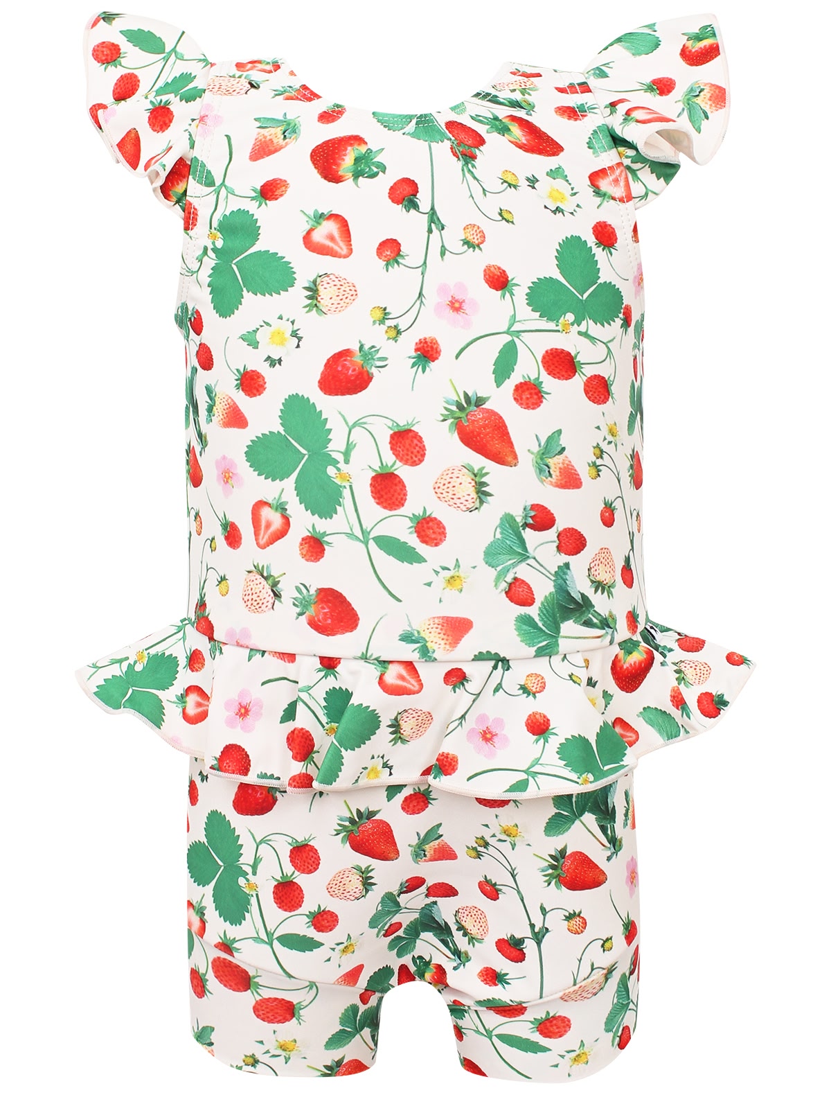 Слитный купальник с ягодами