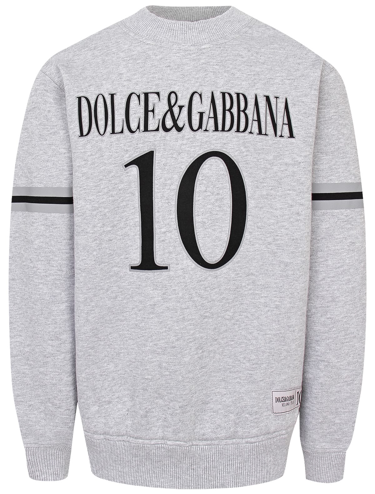 Серый свитшот с числом 10