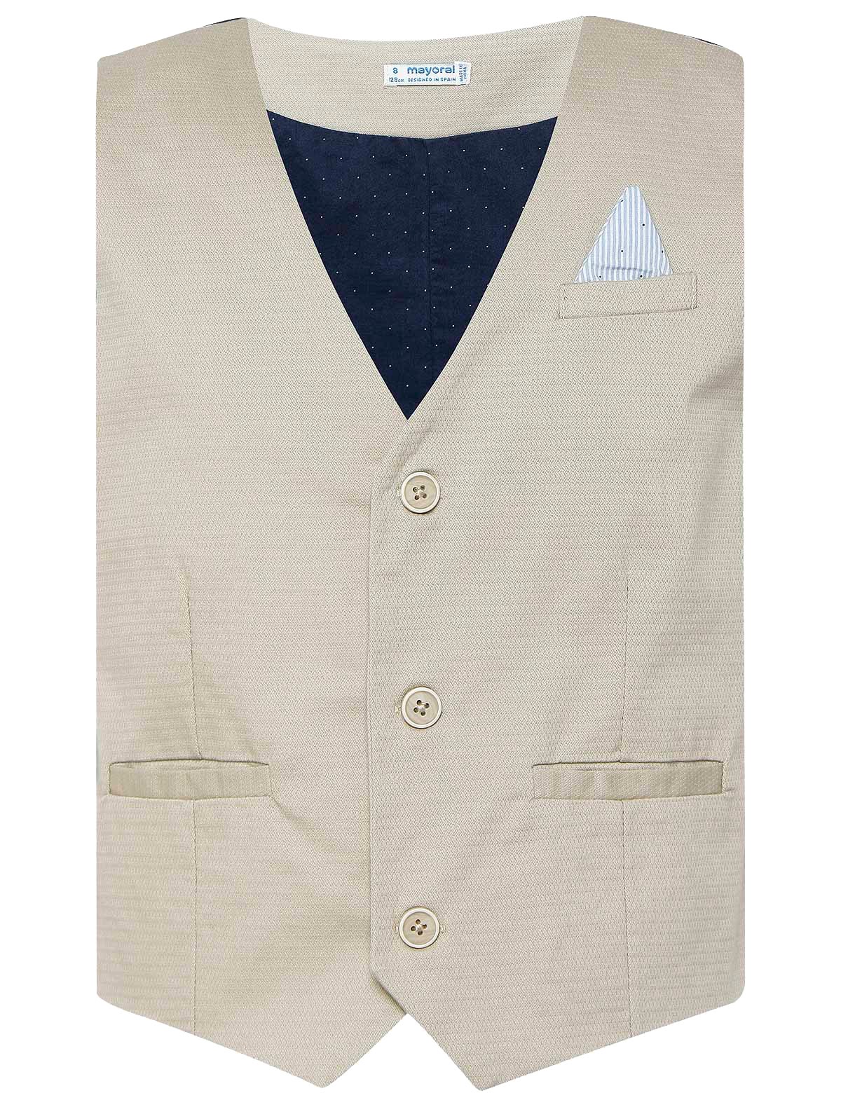 Бежевый жилет