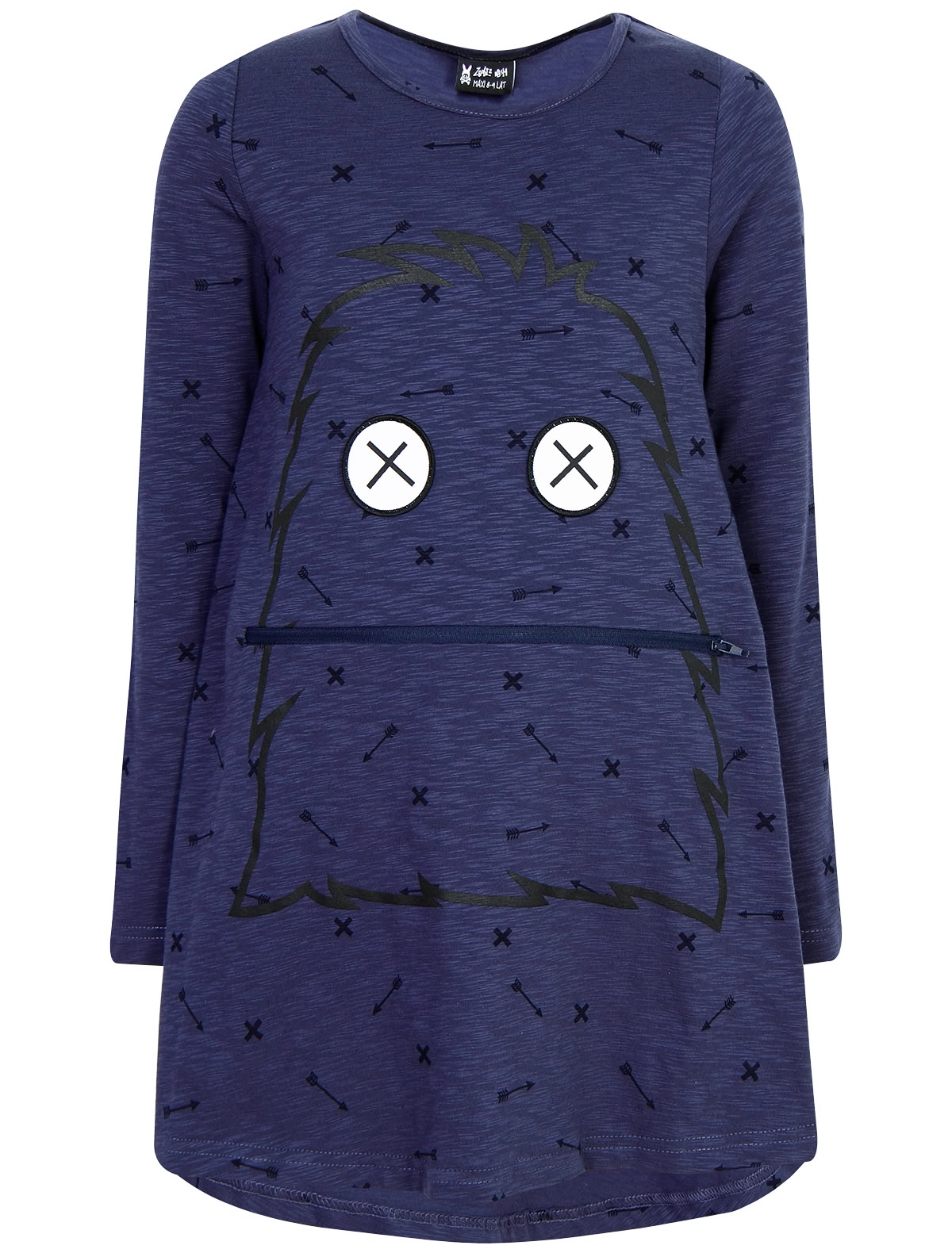 Синяя туника с мордочкой