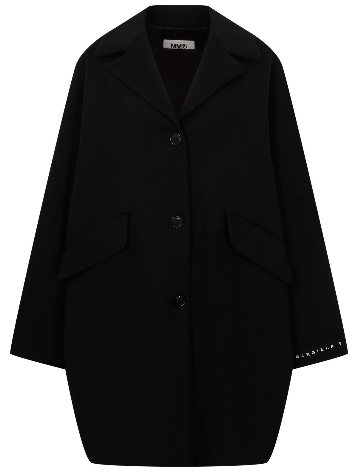 Пальто MM6 Maison Margiela 2489042, цвет черный, размер 13 1124509282046 - фото 1