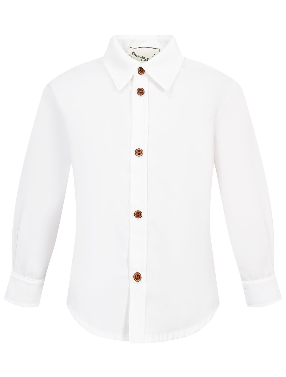 Белая рубашка из хлопка