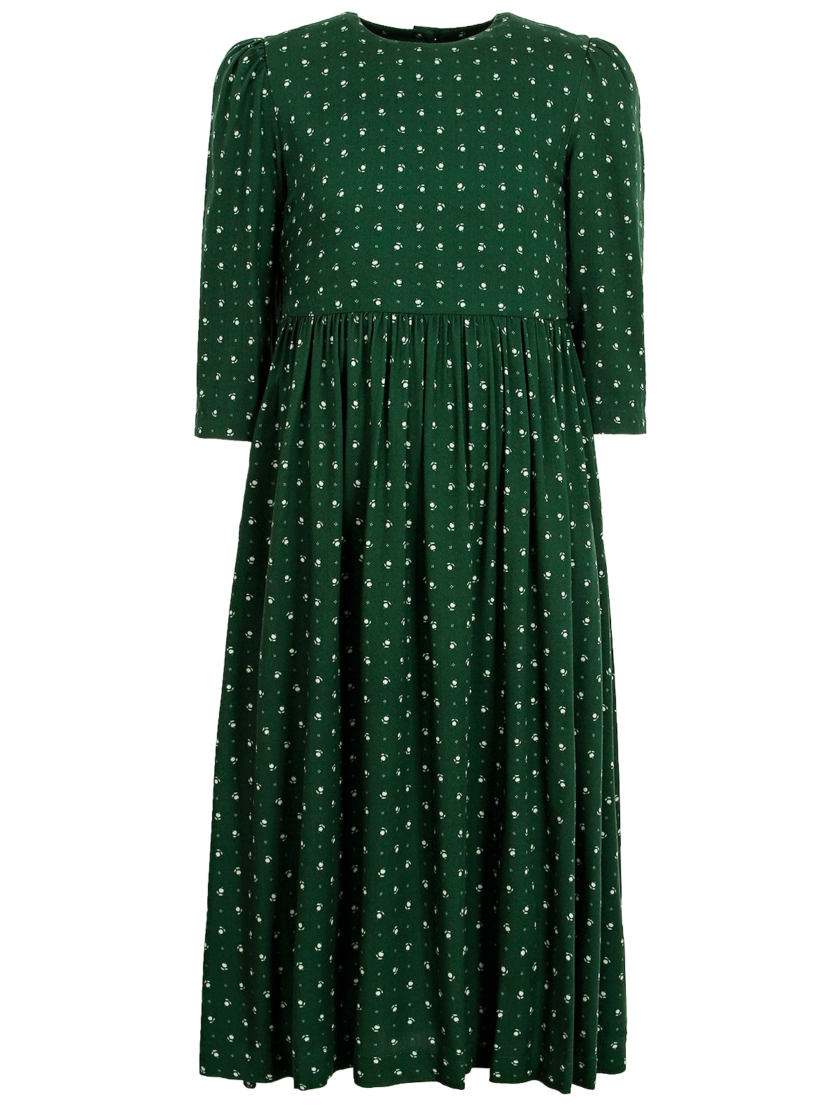 Платье Ulyana Sergeenko зеленого цвета