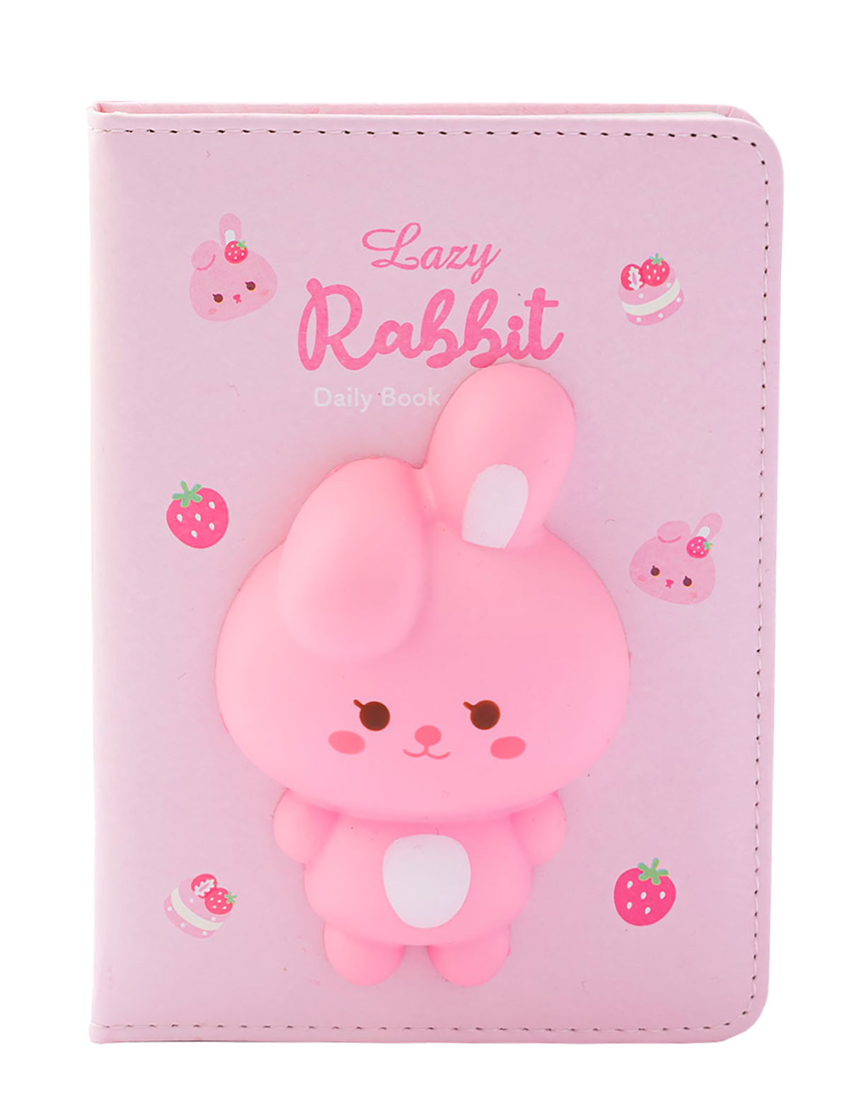 Блокнот со сквишем Кролик Lazy Rabbit формат А6