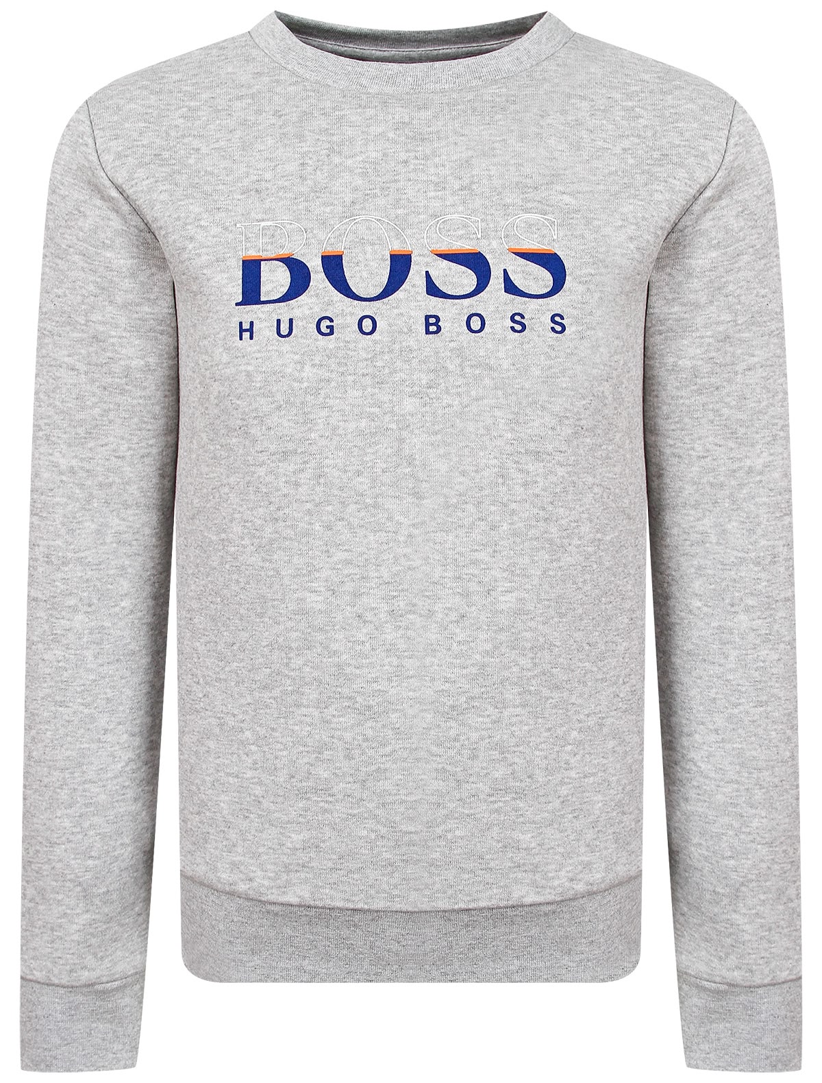 Серый свитшот с логотиопм