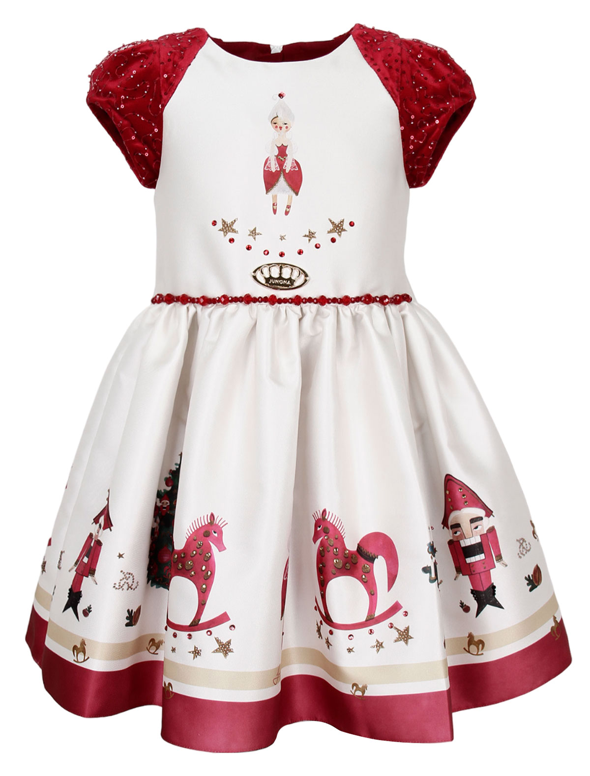 Платье с принтом щелкунчик