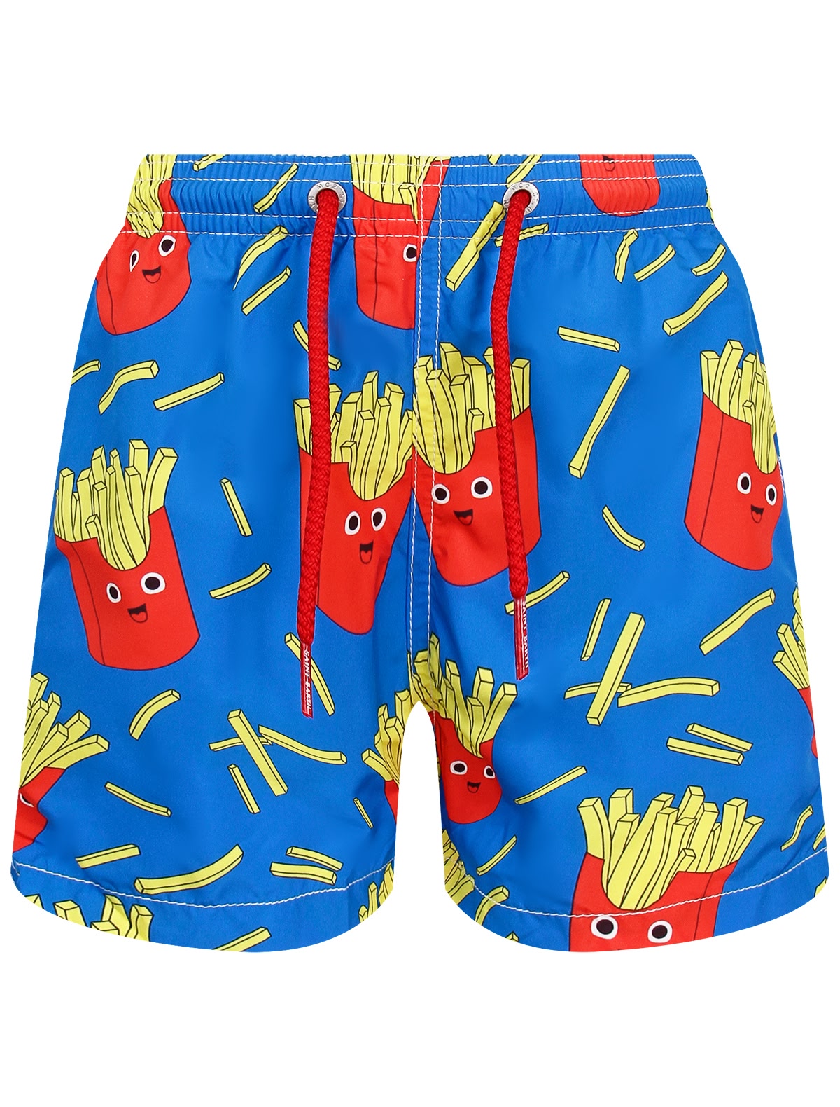 Пляжные шорты с принтом картошка фри