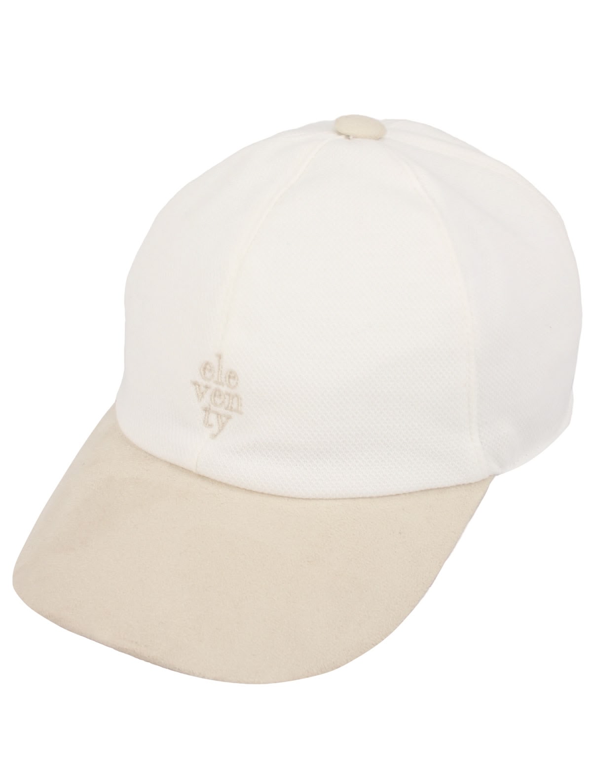 Кепка с бежевым козырьком