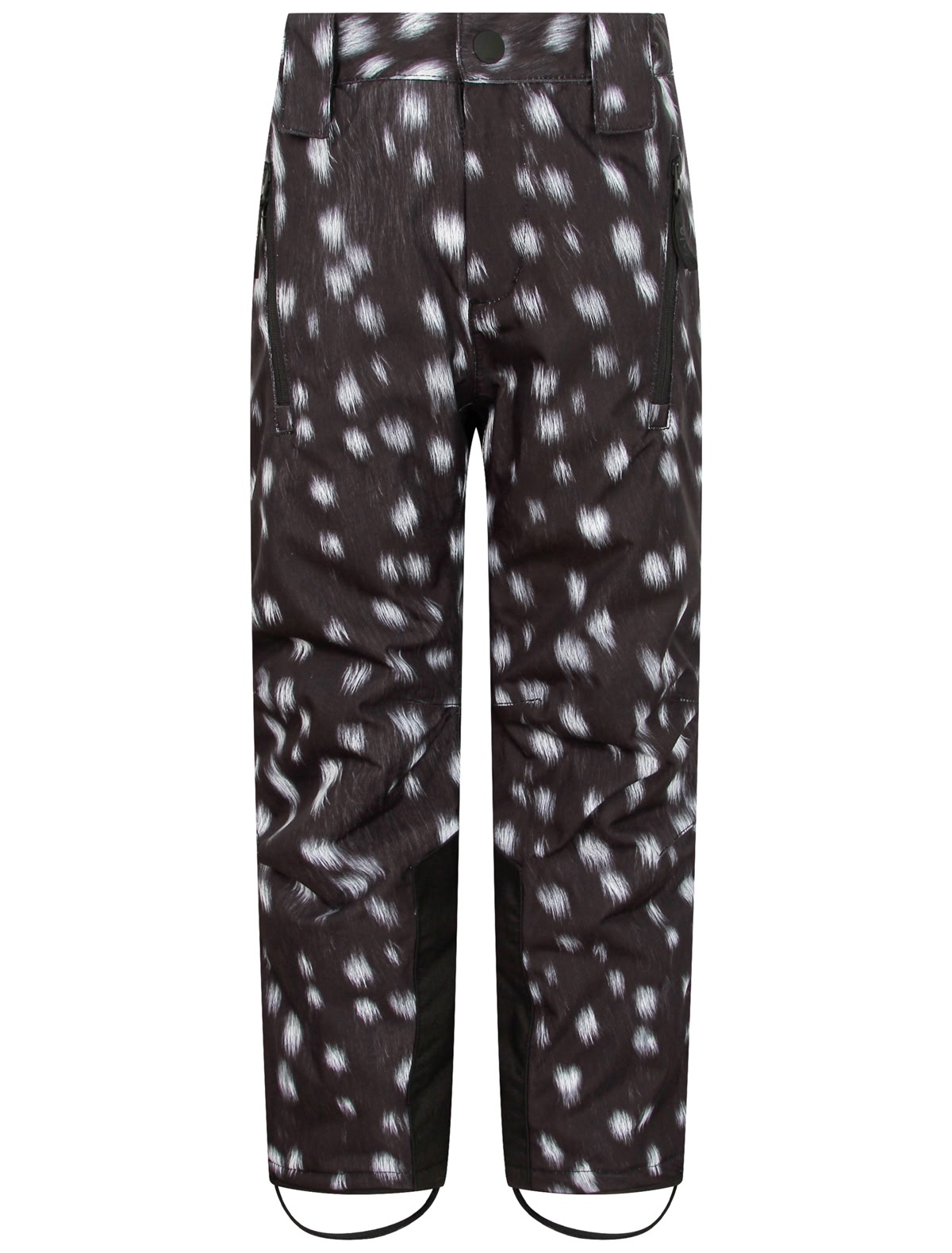 Брюки утепленные с пятнистым принтом