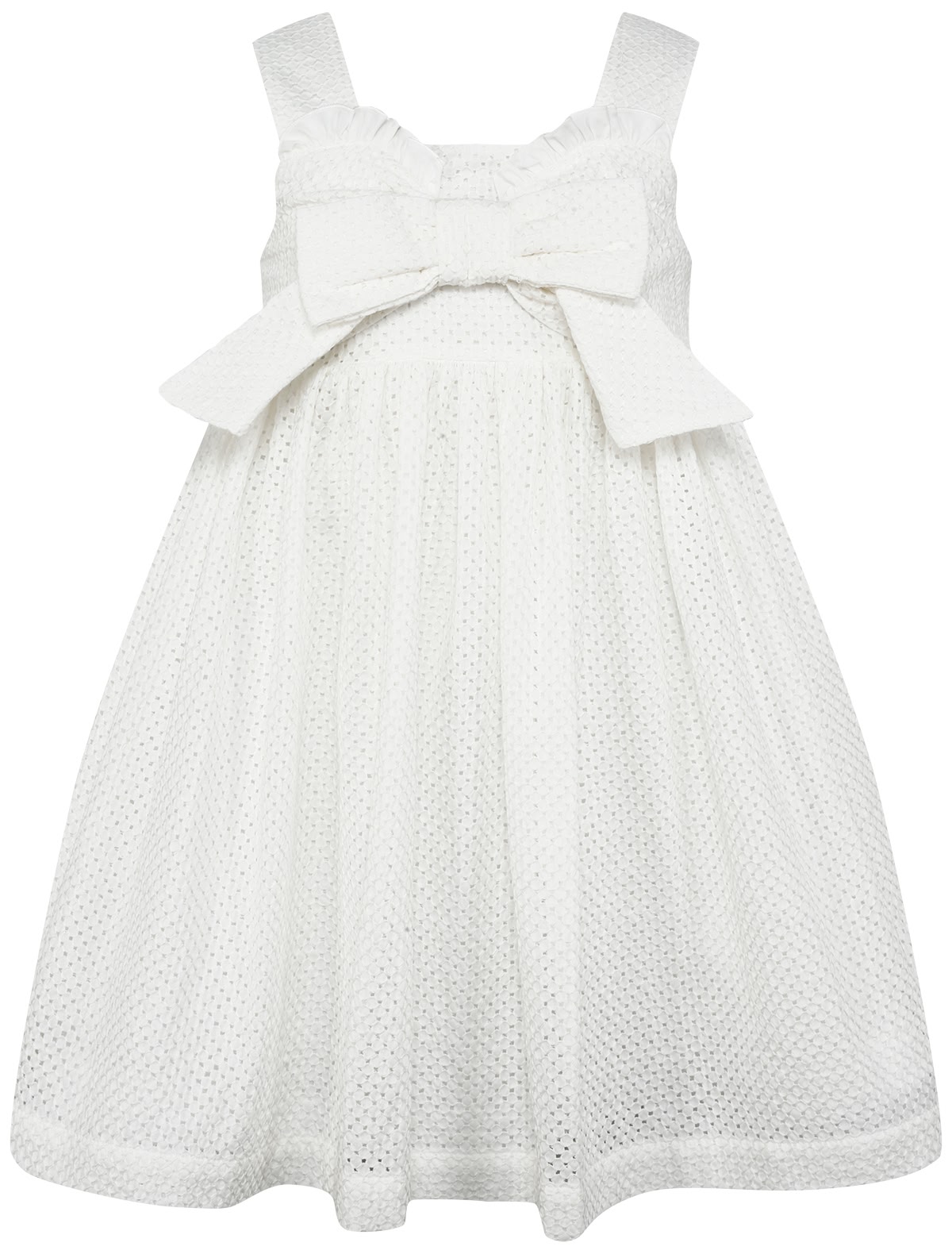 Сарафан с декоративным бантом