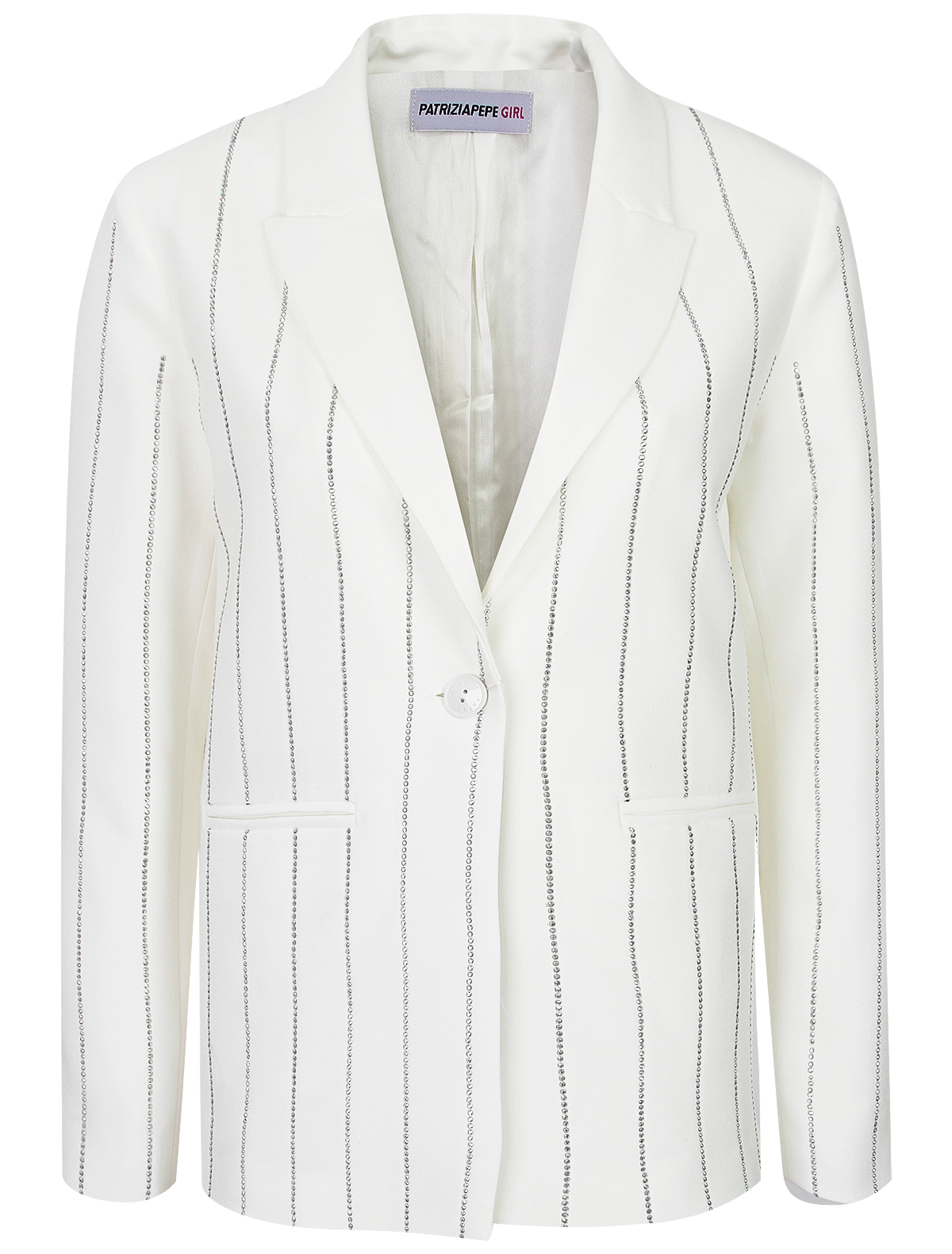 Пиджак Patrizia Pepe 2661906, цвет белый, размер 13