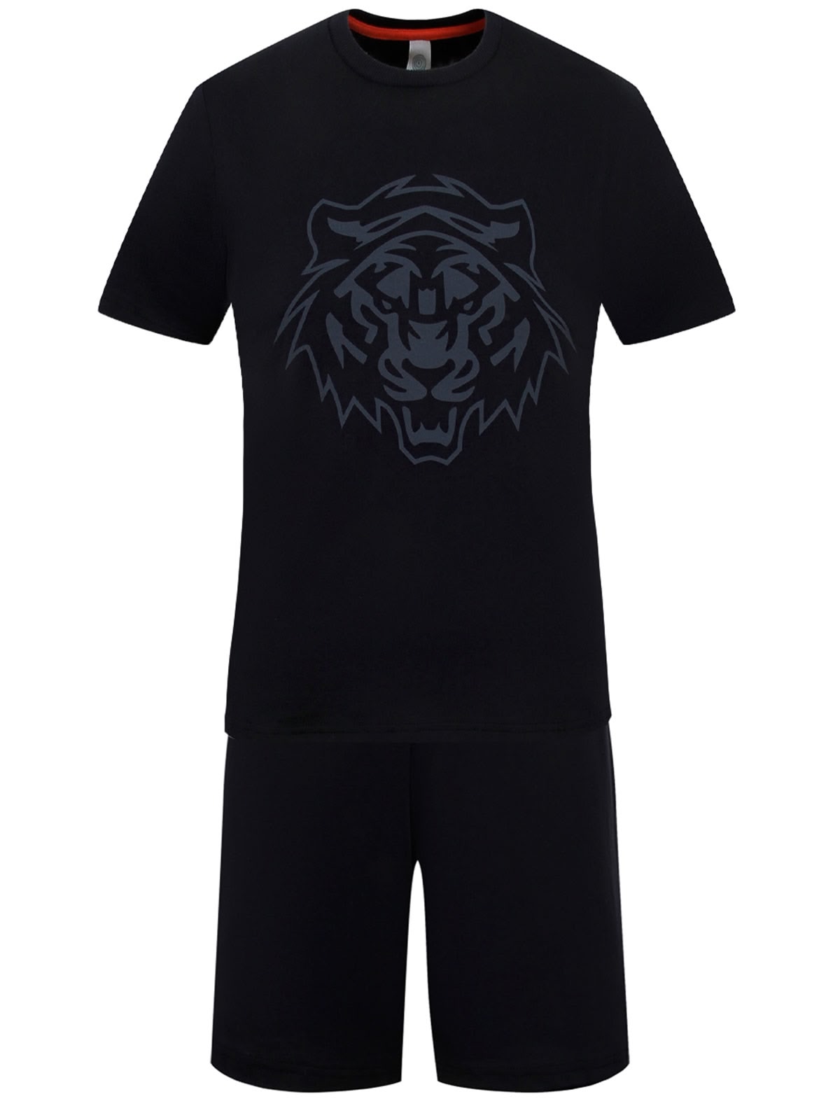 Тёмно-синяя пижама с тигром