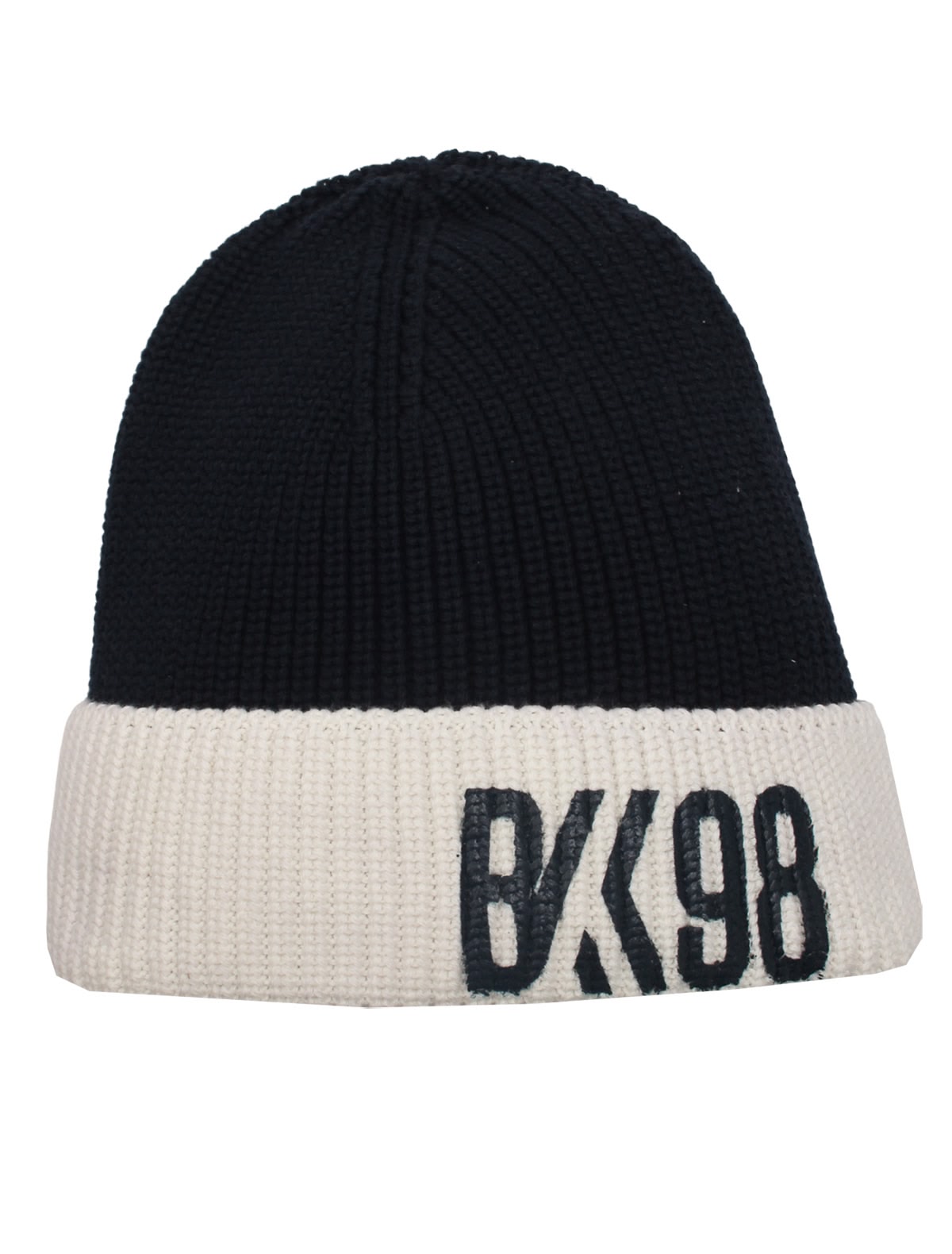 Шапка с контрастным отворотом