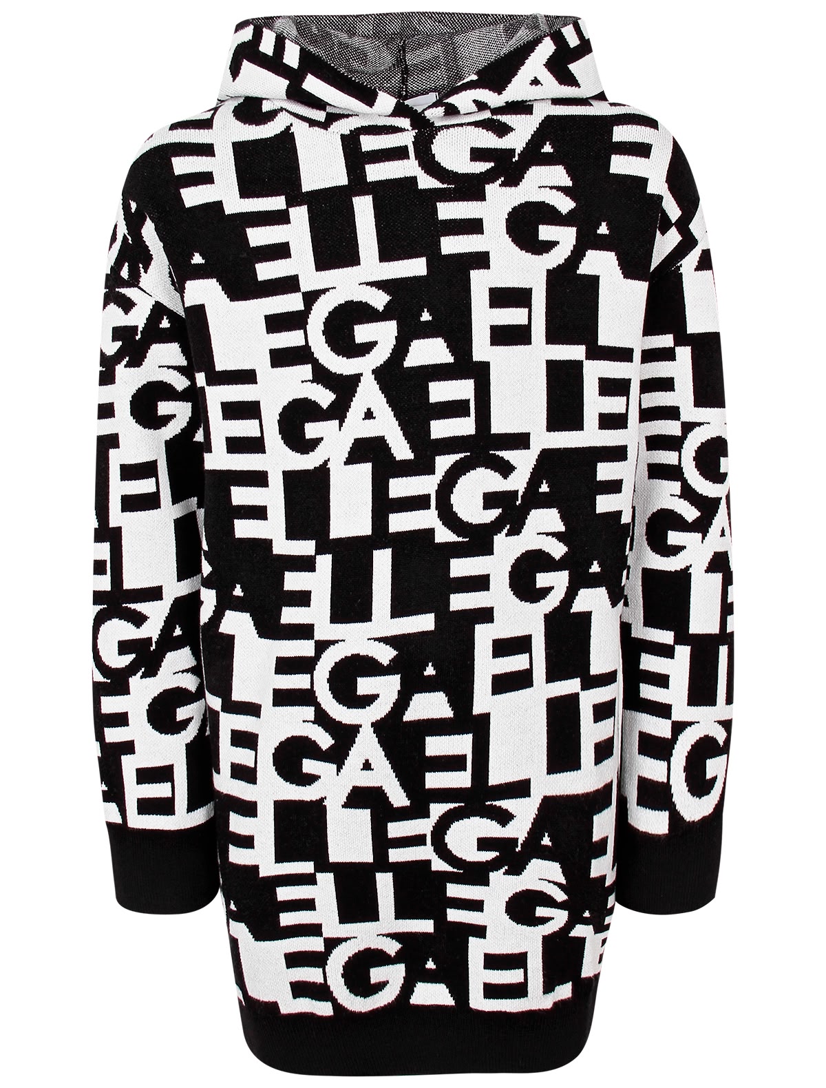 Платье с принтом логотипа