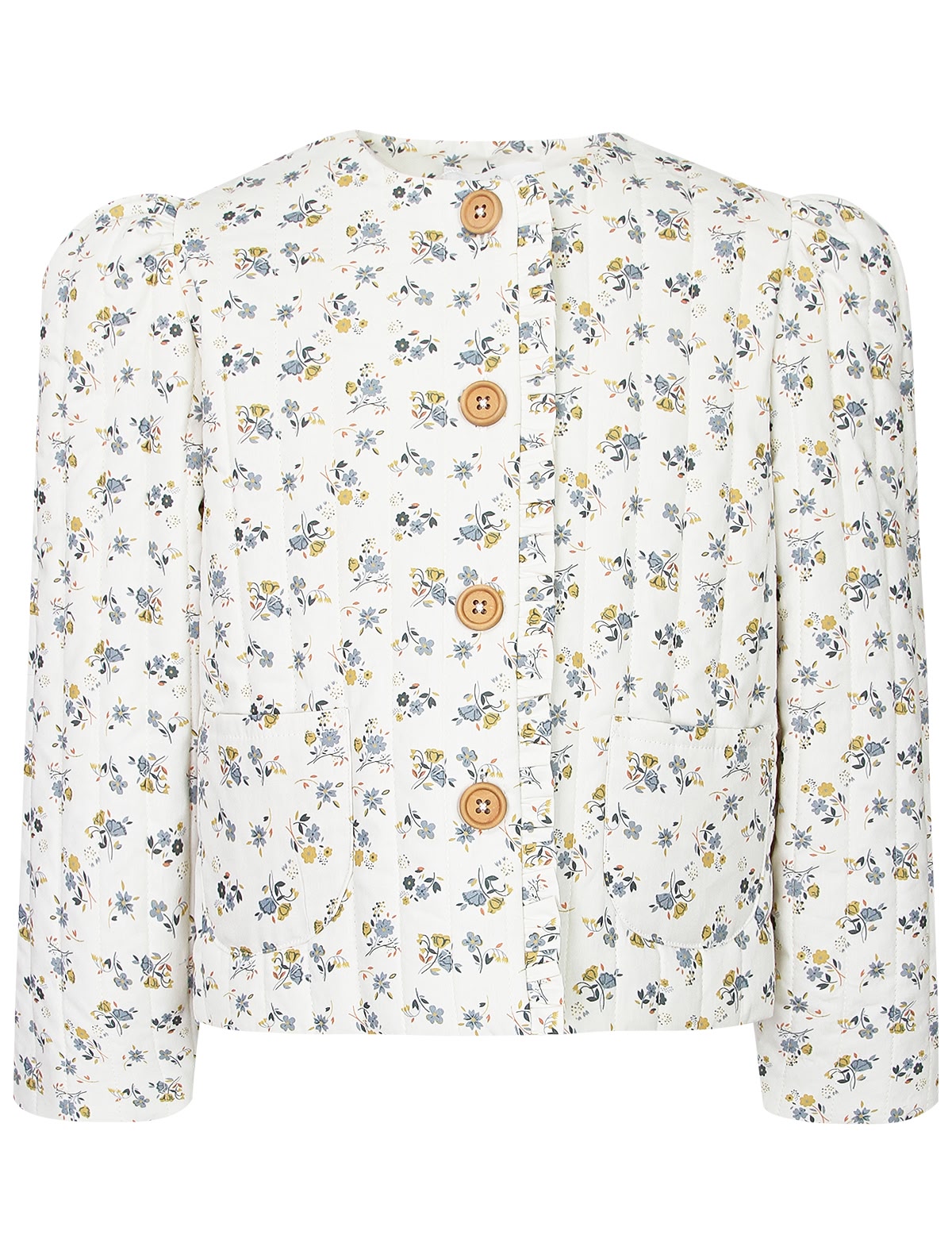 Куртка с цветочным принтом