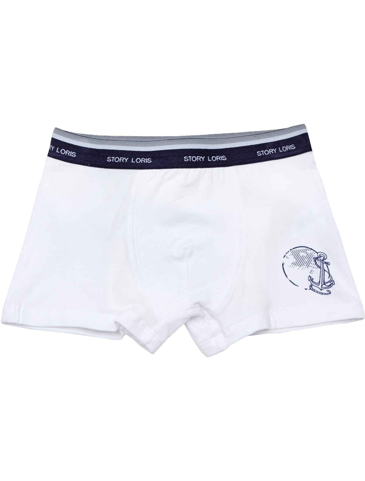 Трусы с принтом якорь