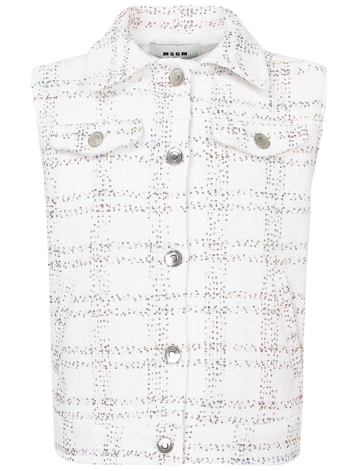 Жилет с пайетками