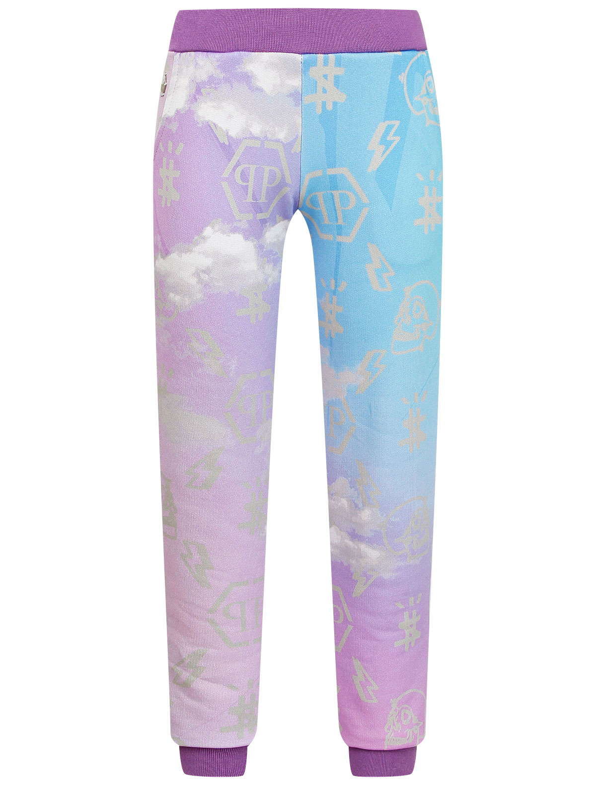 Спортивные брюки с облачным принтом