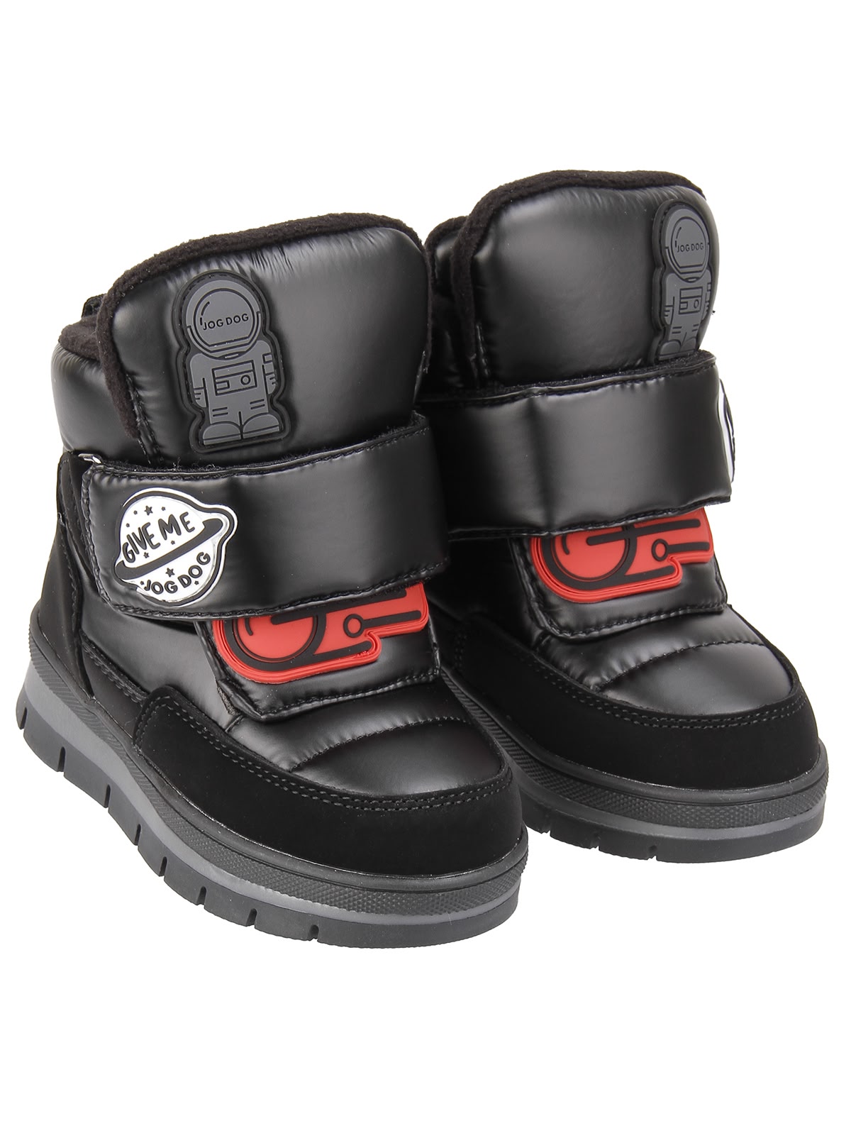 Дутые ботинки с принтами