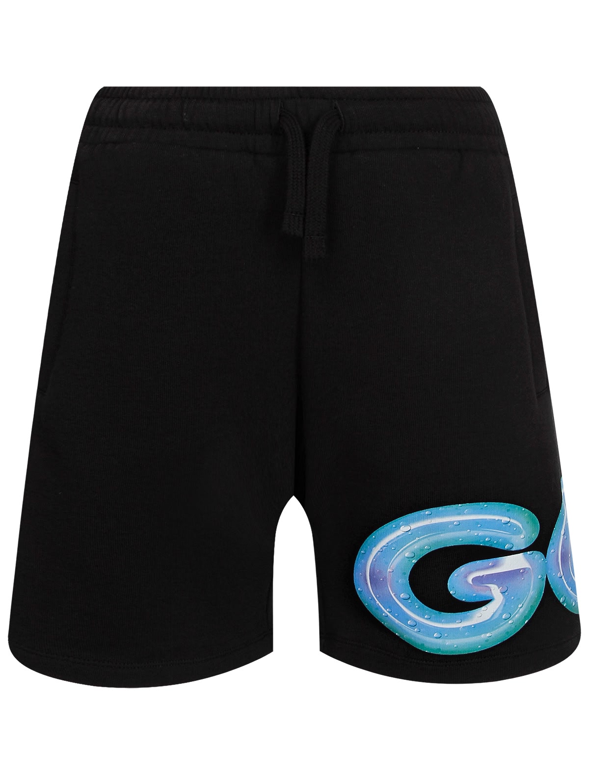 Черные шорты с логотипом