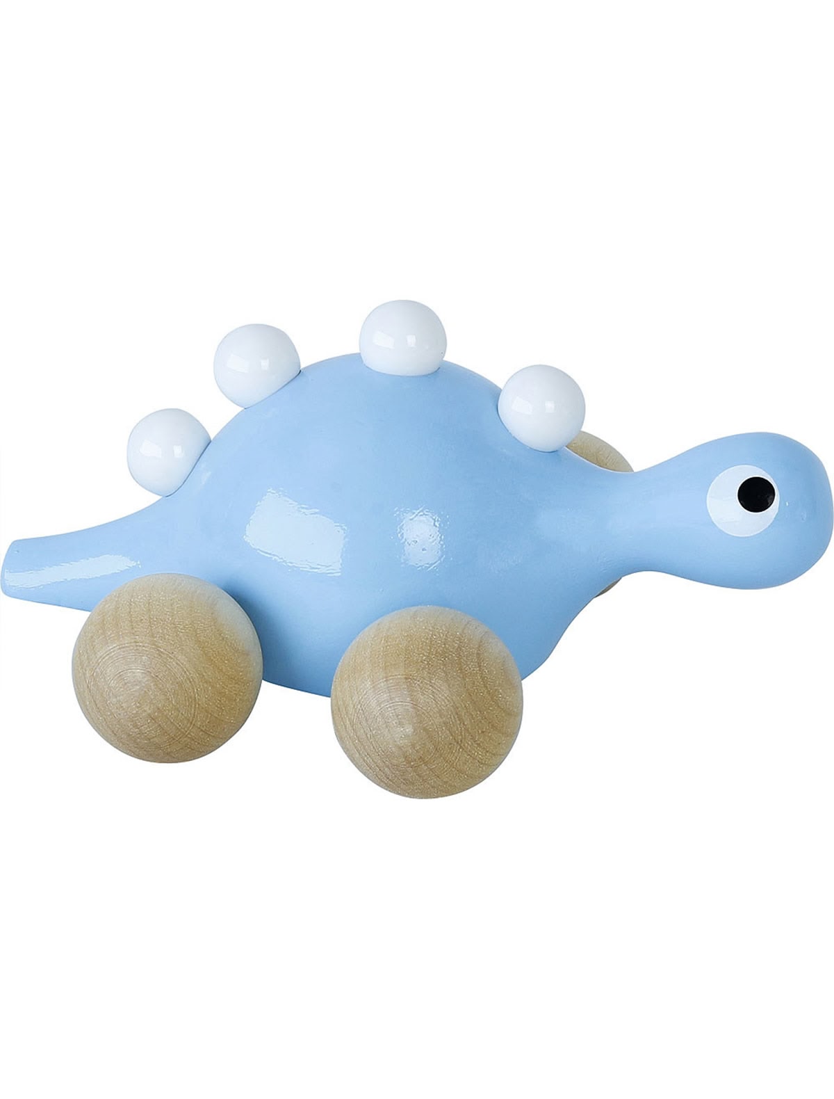 Голубой динозаврик каталка