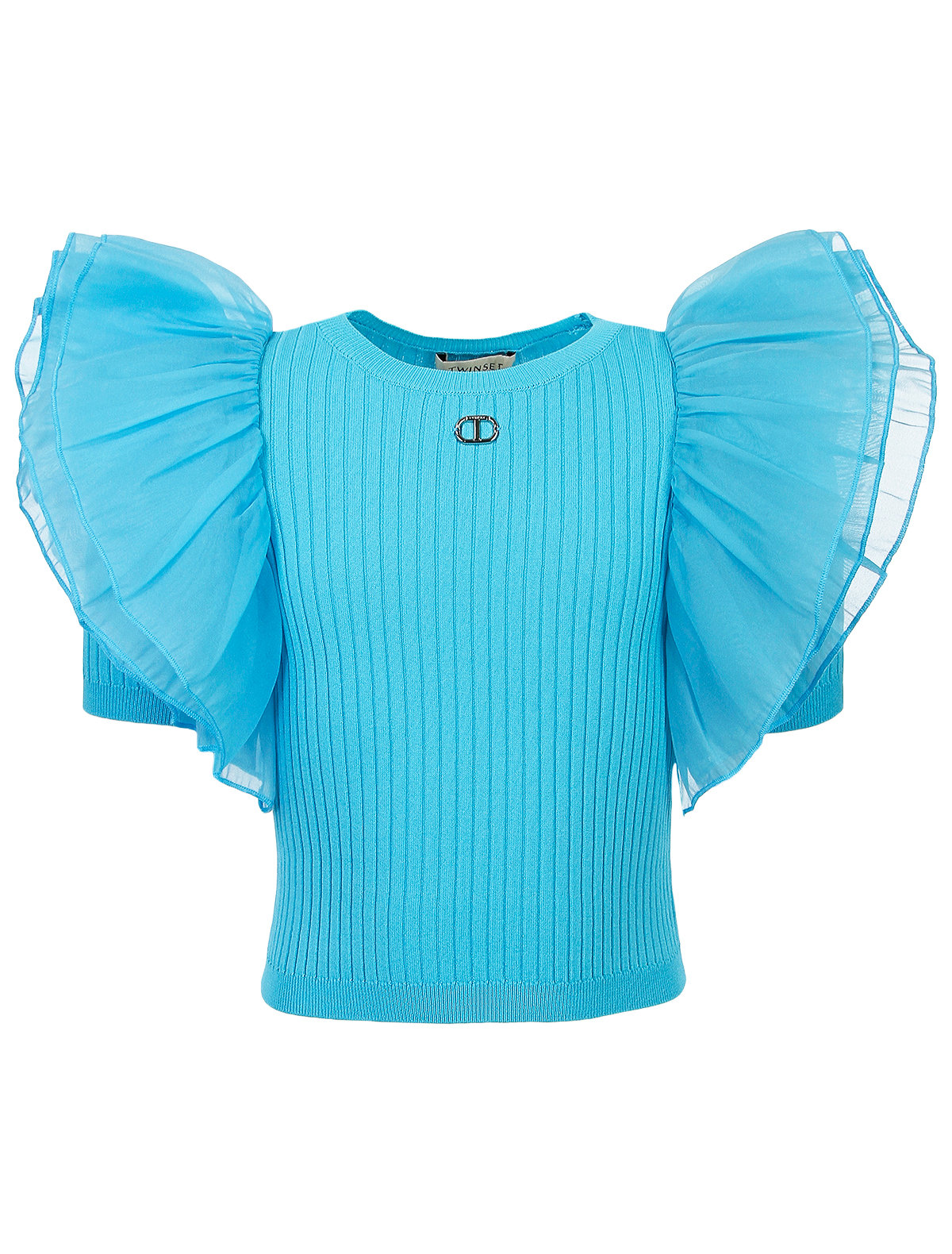 Блуза TWINSET 2649092, цвет голубой, размер 6 1034509410335 - фото 1