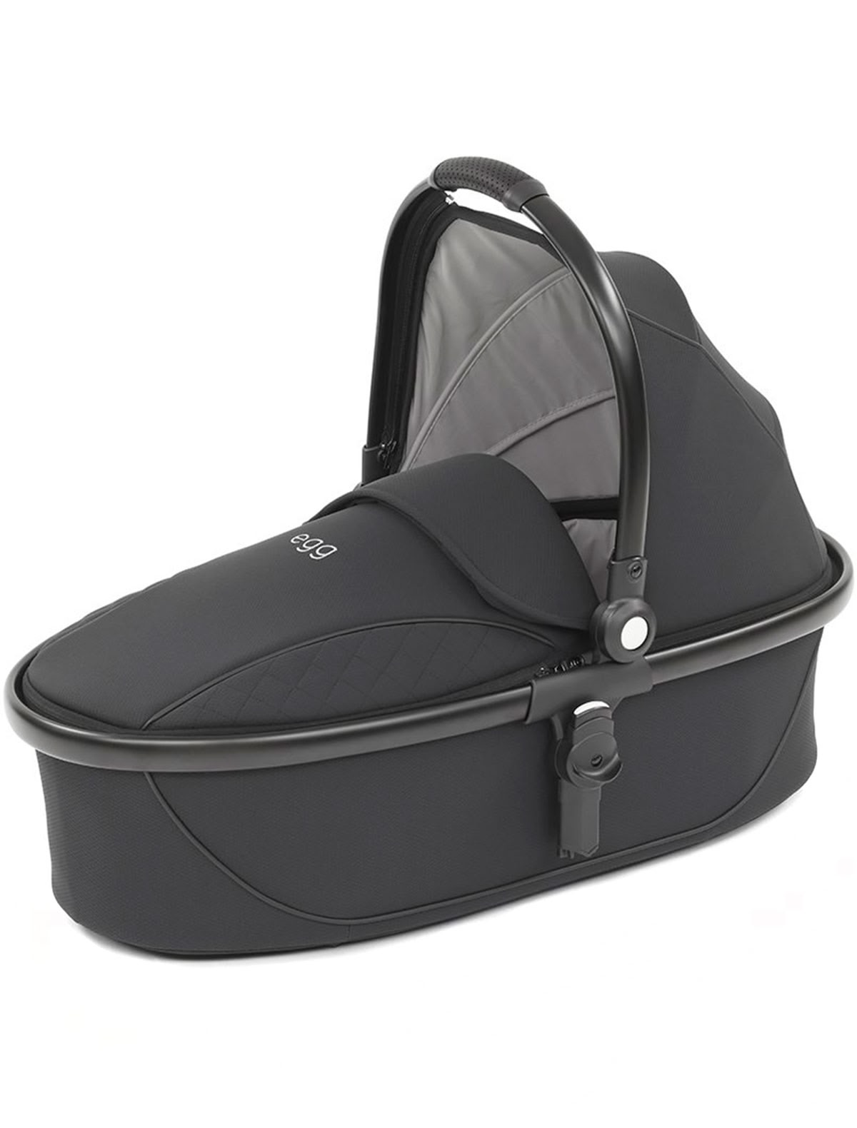 Люлька Egg Carrycot Just Black & Matt Black Frame