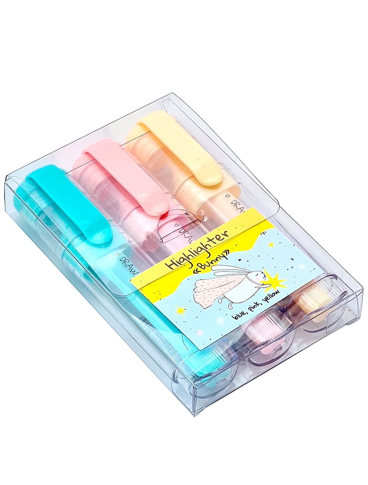 Набор текстовыделителей, 3 штуки