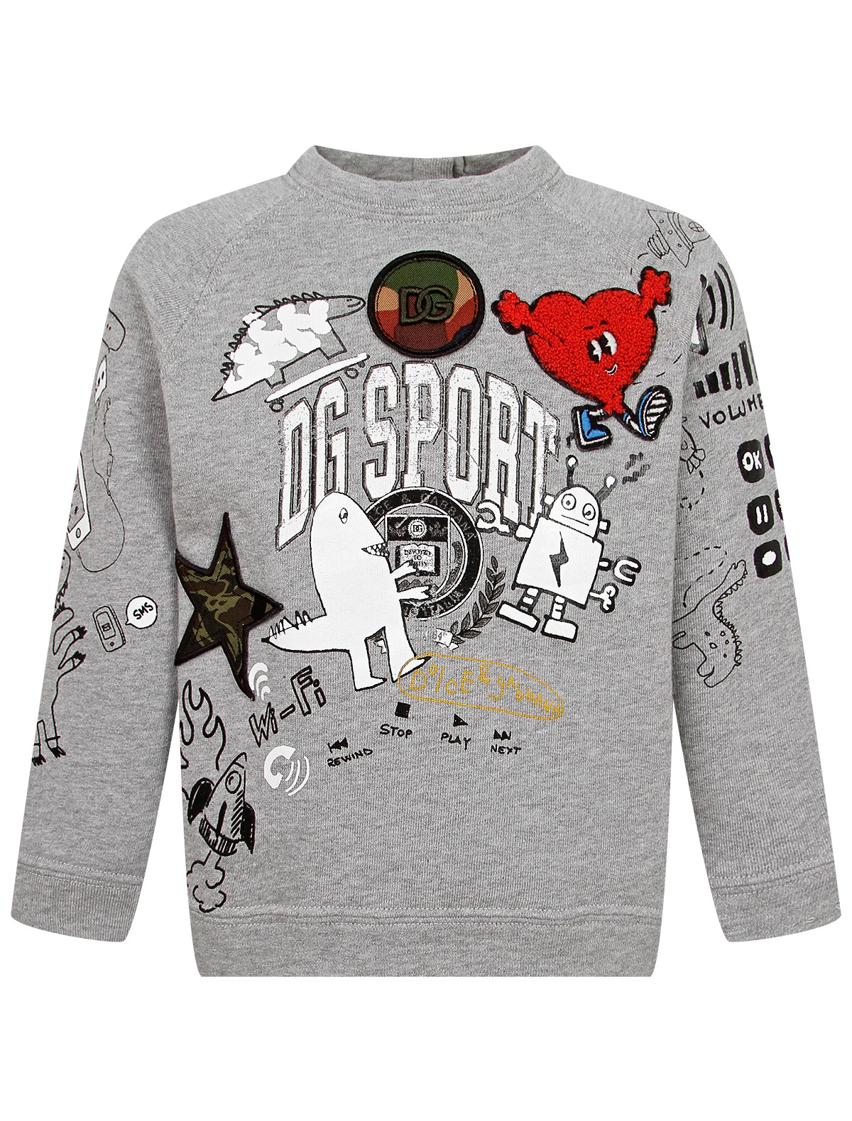 

Свитшот Dolce & Gabbana, Серый, 2442657