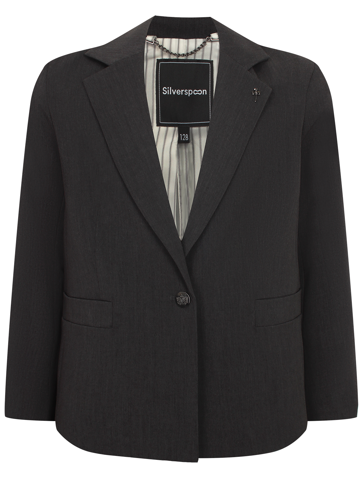 Пиджак SILVER SPOON 2675881, цвет серый, размер 12 1334509420106 - фото 1