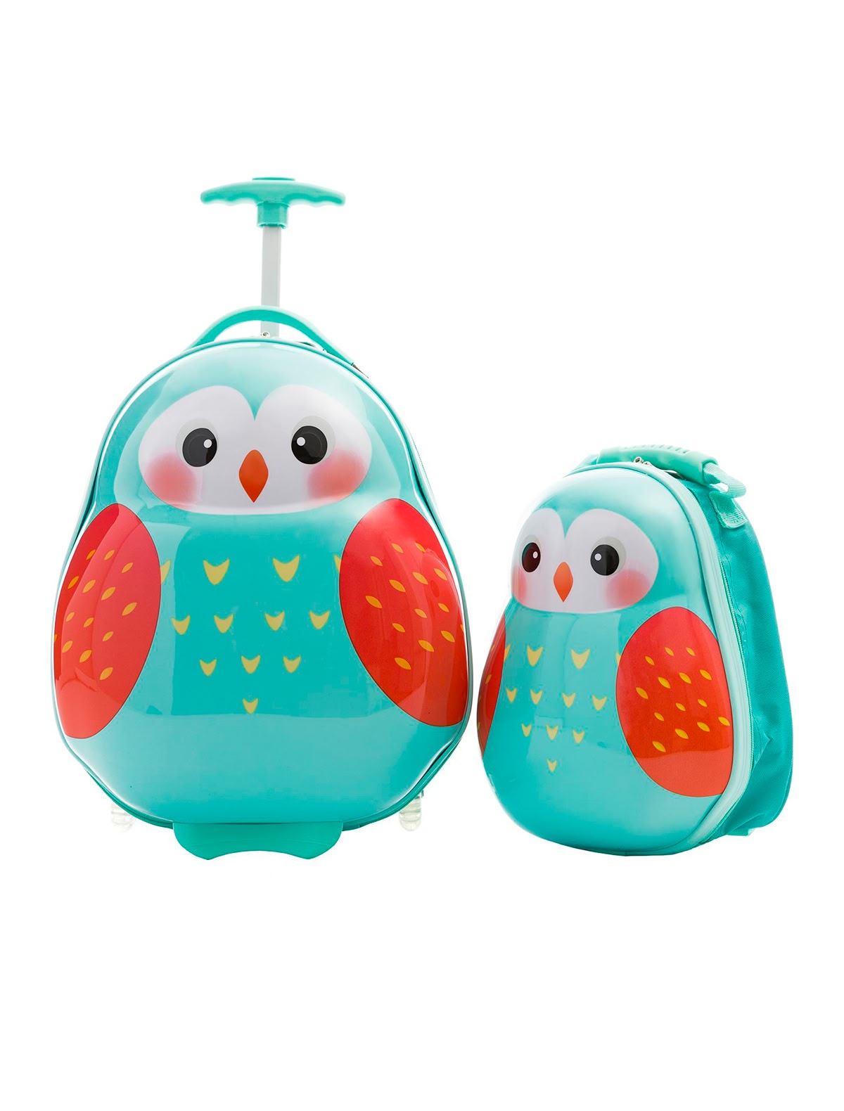 Чемодан 2-х колесный и рюкзак Travel Tots Owl