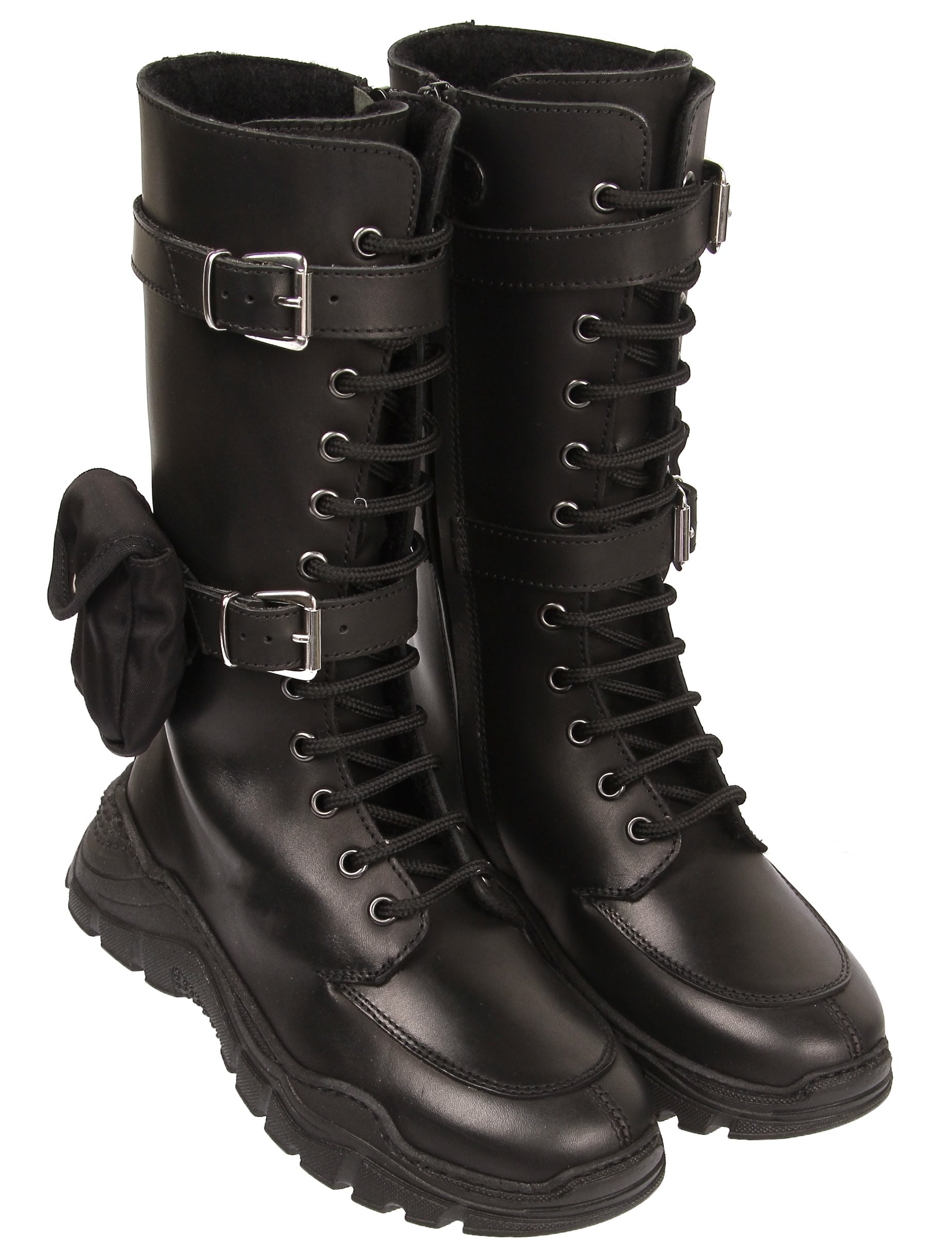 высокие Сапоги на шнуровке